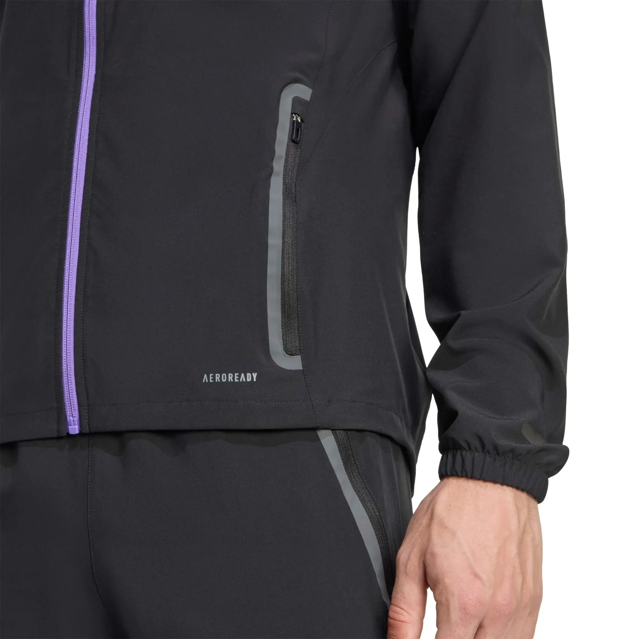 adidas 2025-26 Manchester United Men's Tiro 25 Competition Vis Tech Travel Jacket 5