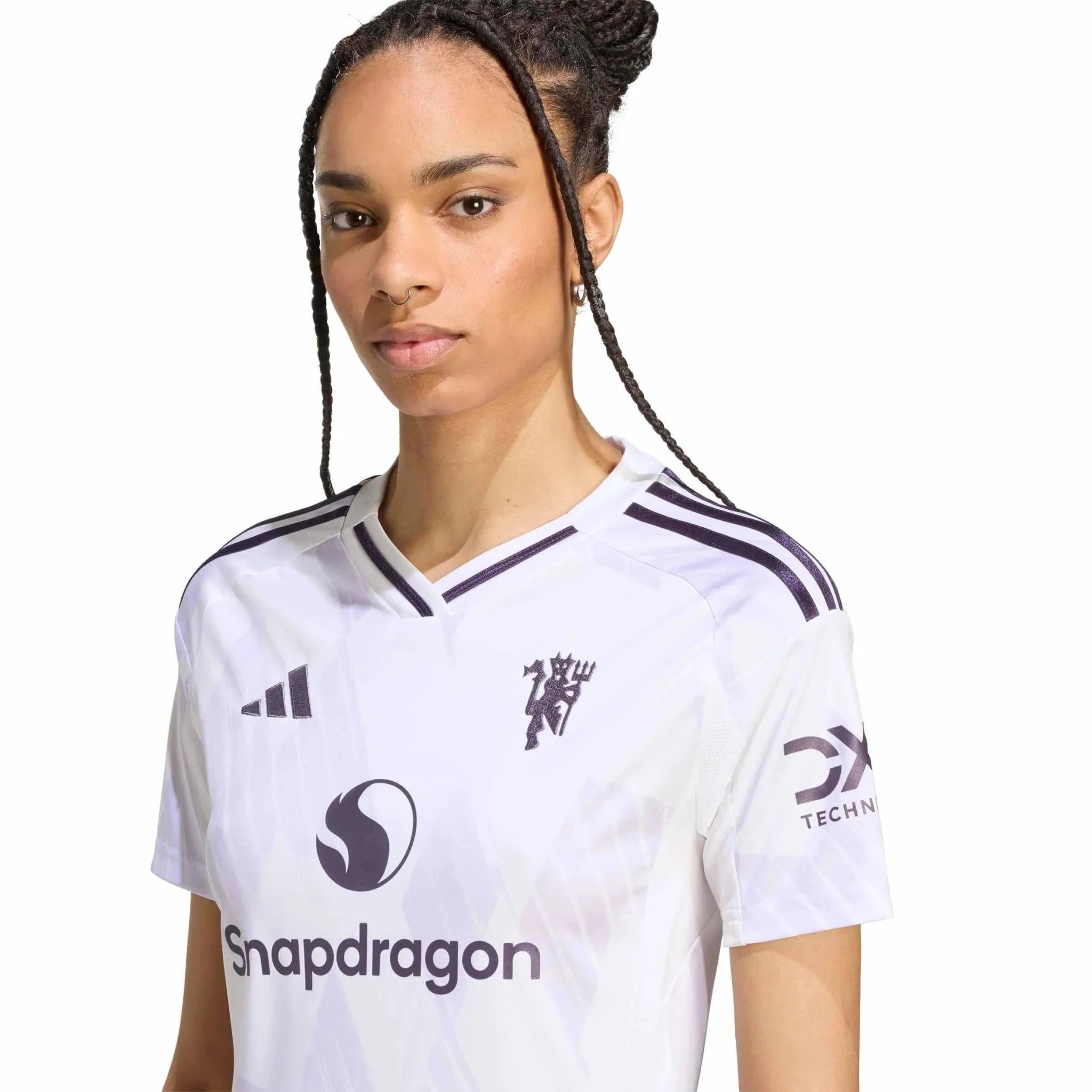 adidas 2025-26 Manchester United Women's Stadium Away Soccer Jersey 5