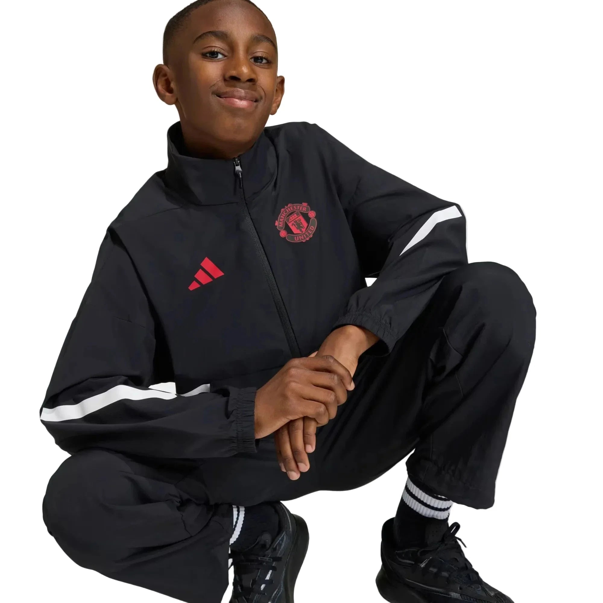 adidas 2025-26 Manchester United Youth Anthem Jacket 2