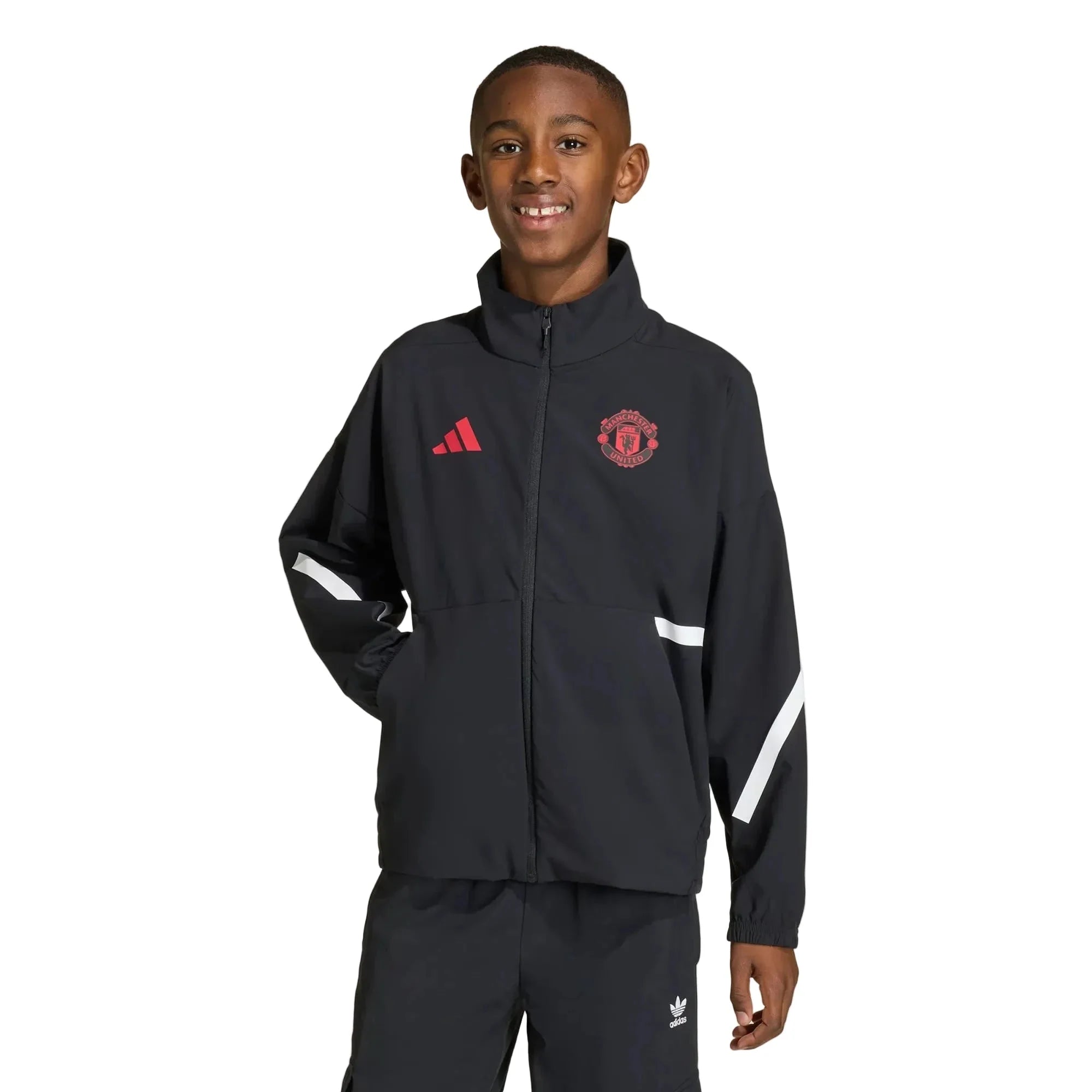 adidas 2025-26 Manchester United Youth Anthem Jacket 4