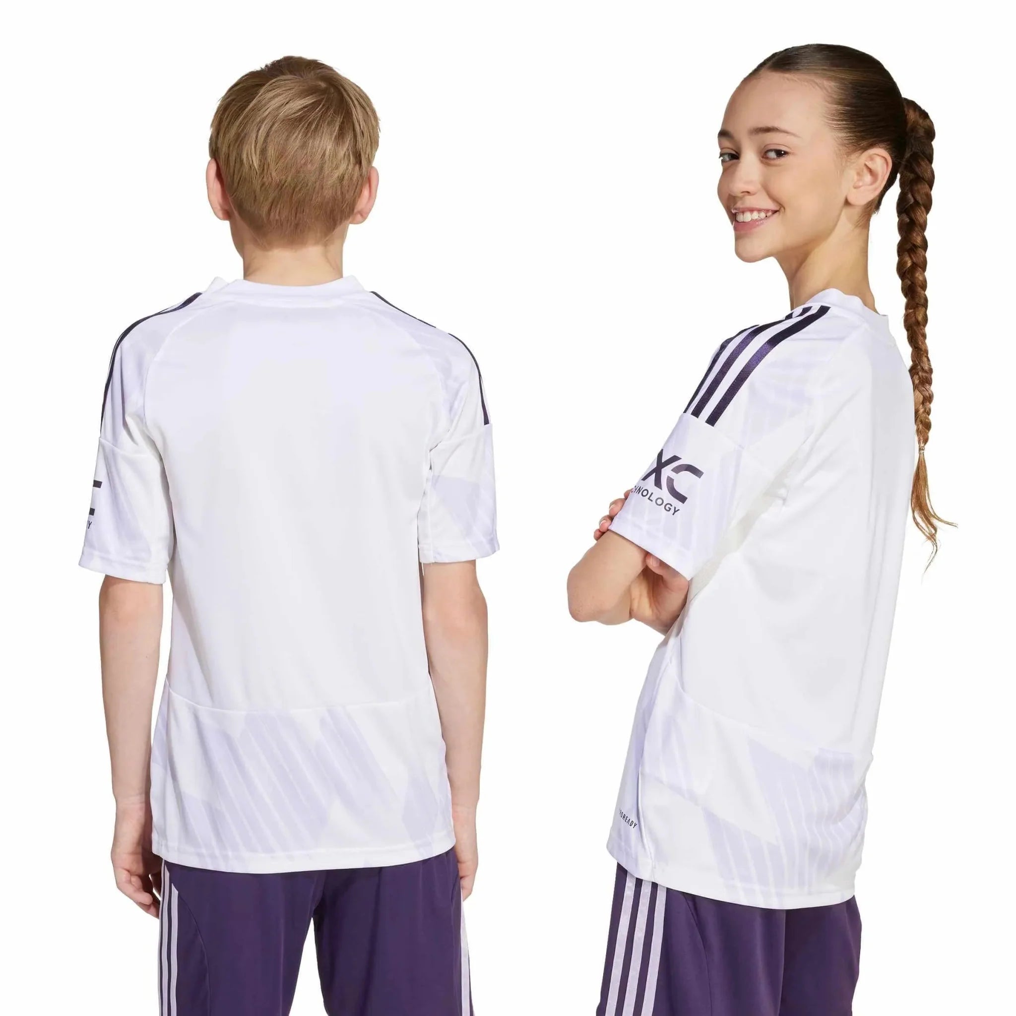 adidas 2025-26 Manchester United Youth Stadium Away Soccer Jersey 8