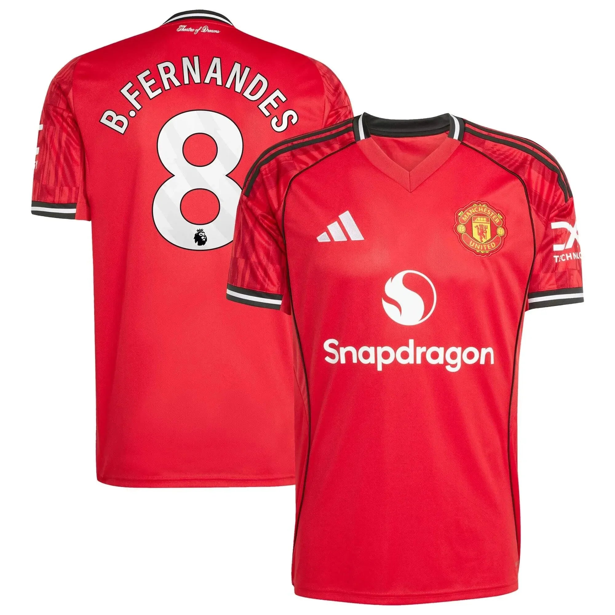 adidas 2025-26 Manchester United Youth Stadium Home Soccer Jersey 9