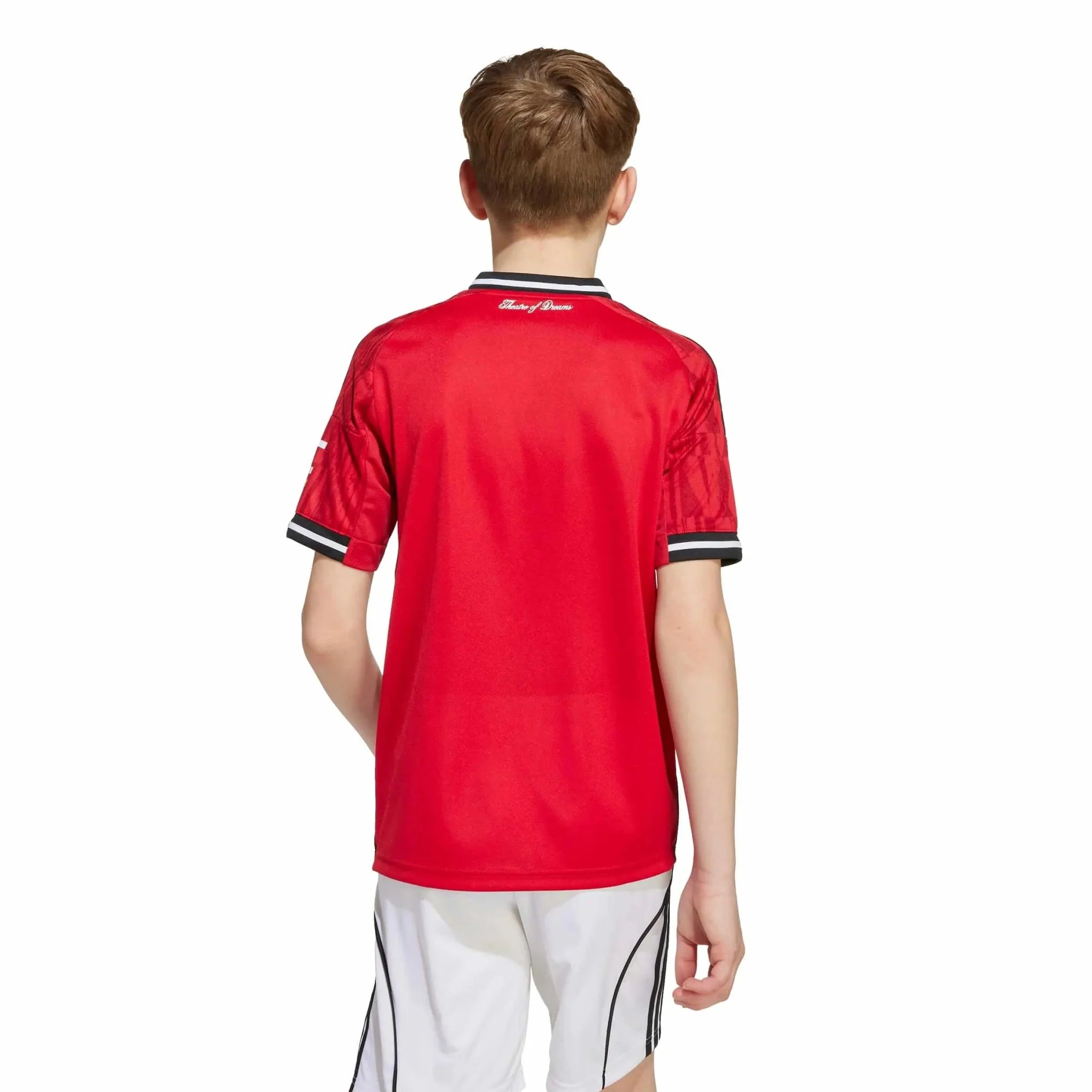 adidas 2025-26 Manchester United Youth Stadium Home Soccer Jersey 6
