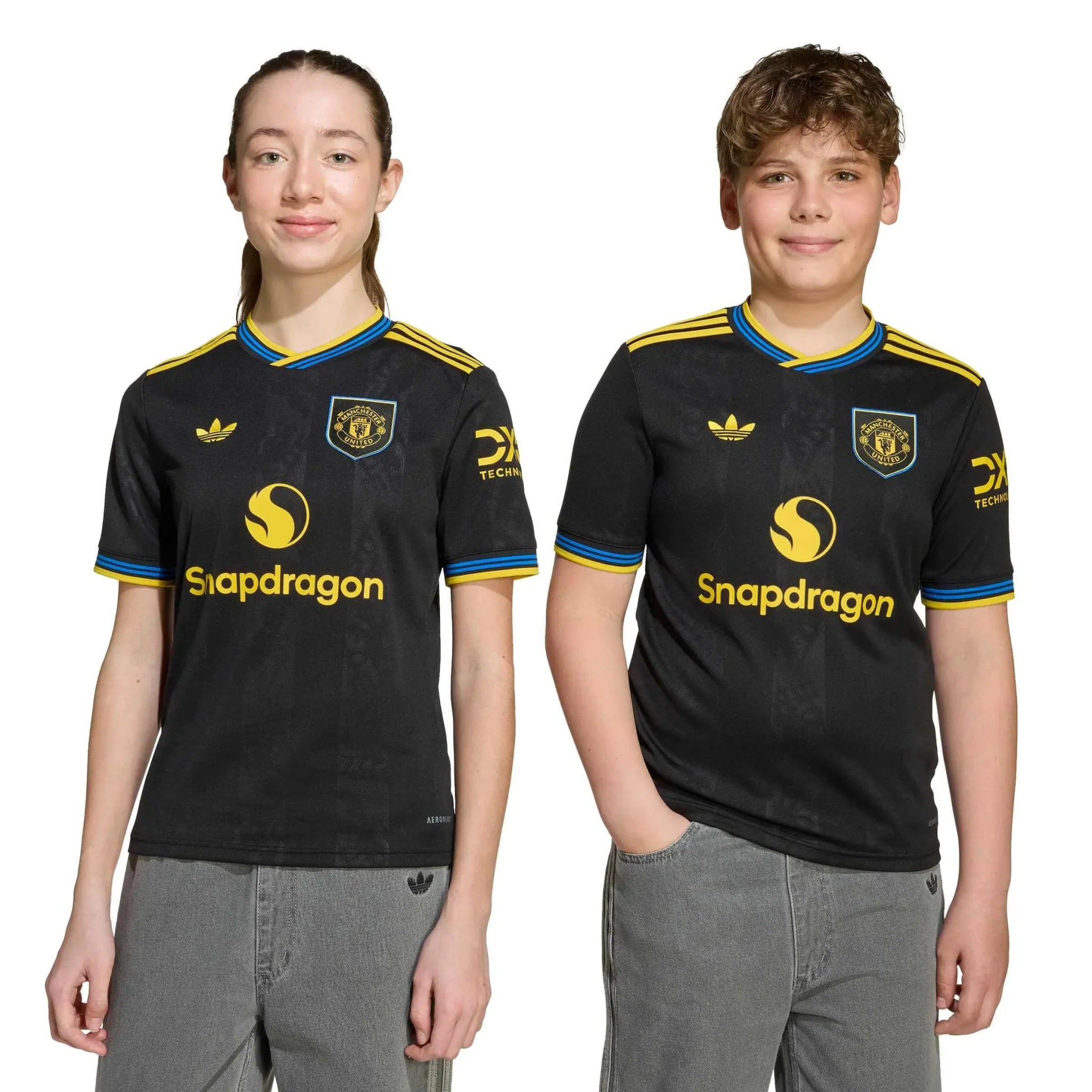 adidas 2025-26 Manchester United Youth Stadium Third Soccer Jersey 5