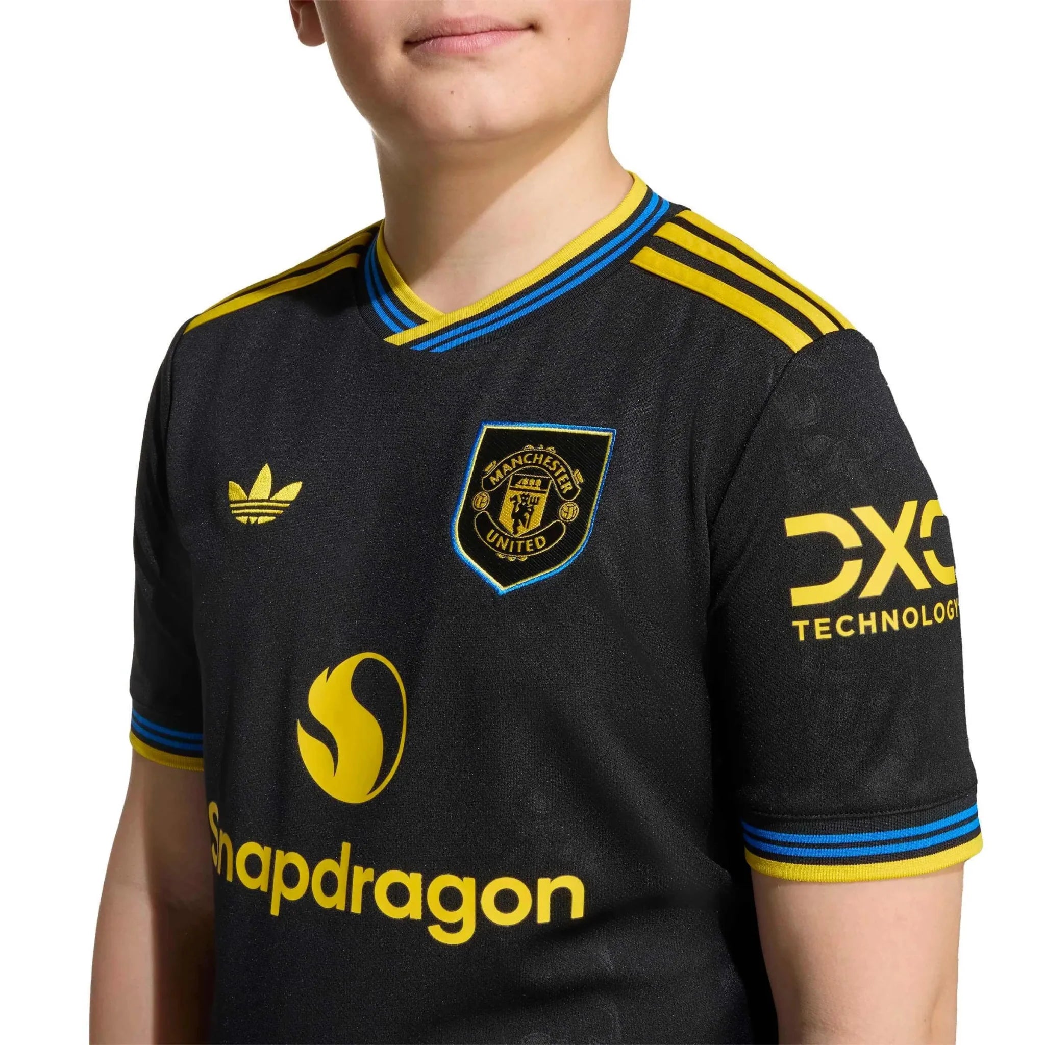 adidas 2025-26 Manchester United Youth Stadium Third Soccer Jersey 7