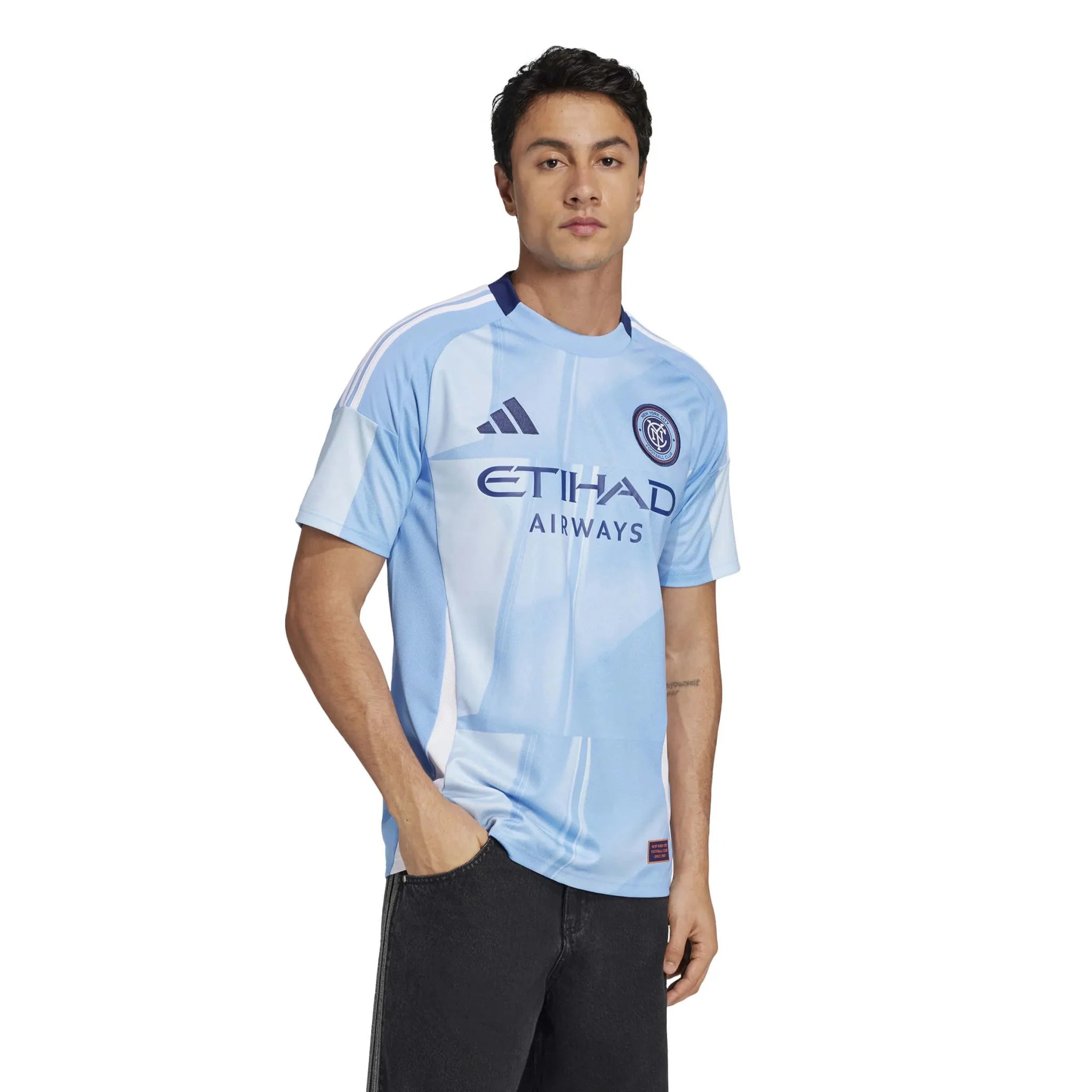 adidas 2025-26 New York City FC Men's Stadium Home Soccer Jersey 4