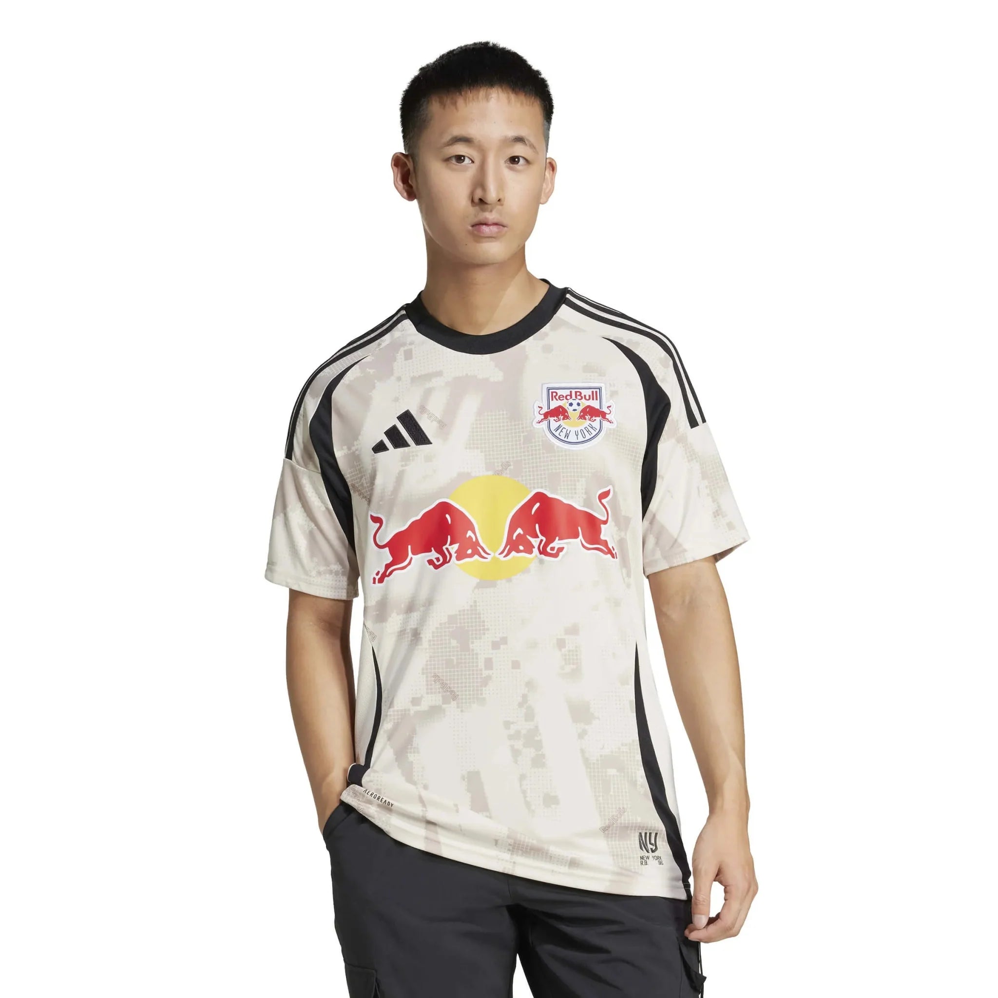 adidas 2025-26 New York Red Bulls Men's Stadium Away Soccer Jersey 3