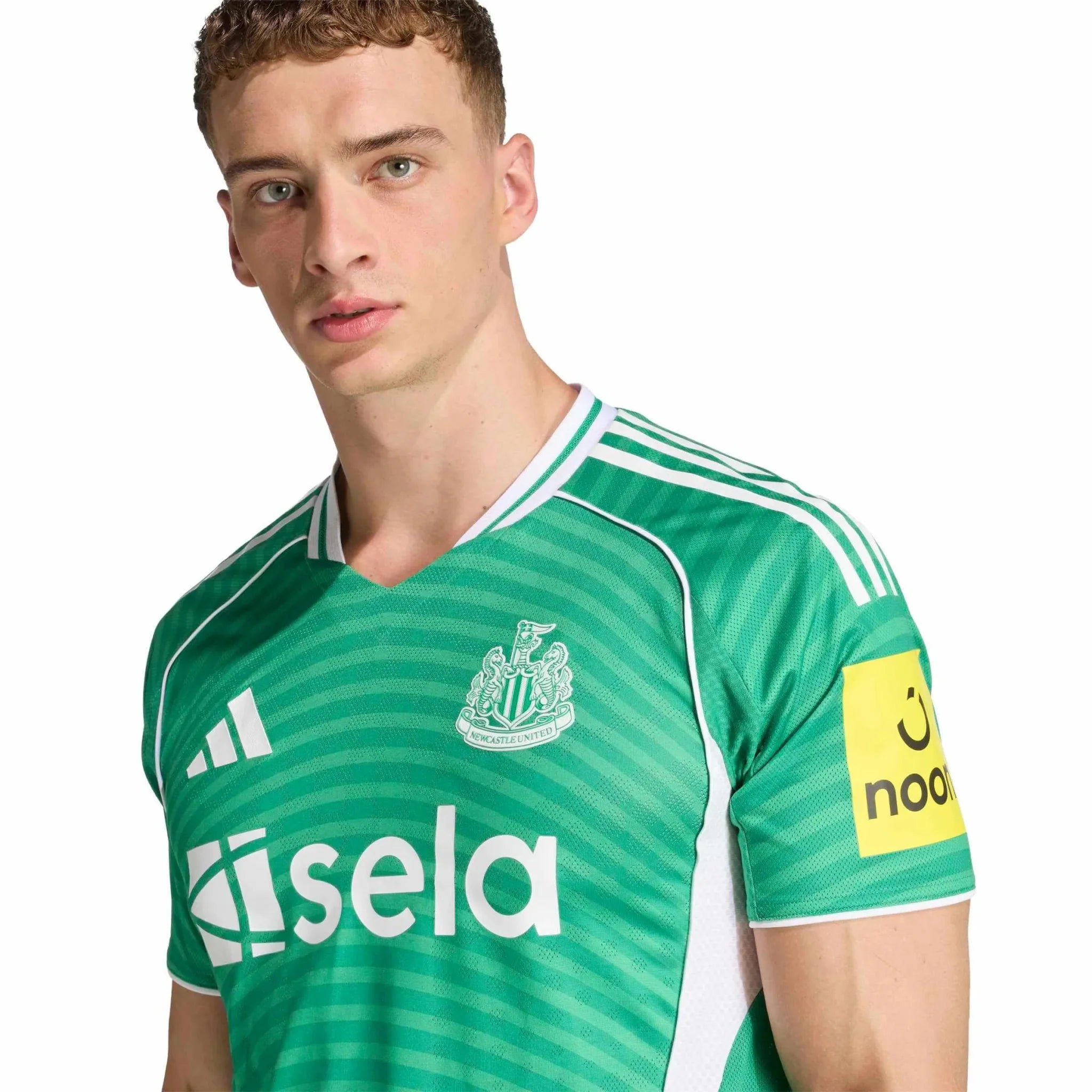 adidas 2025-26 Newcastle Men's Authentic Away Soccer Jersey 5