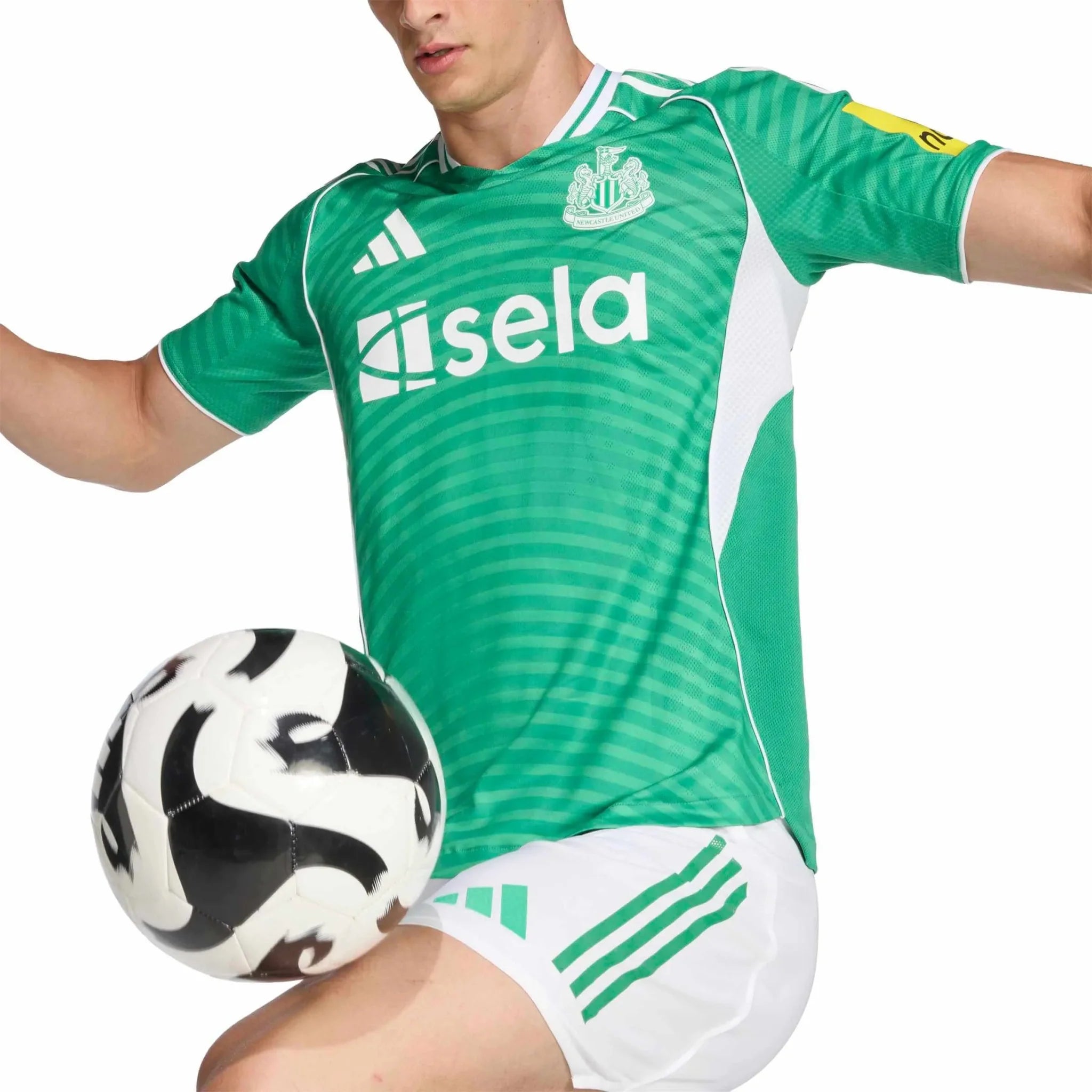 adidas 2025-26 Newcastle Men's Authentic Away Soccer Jersey 6