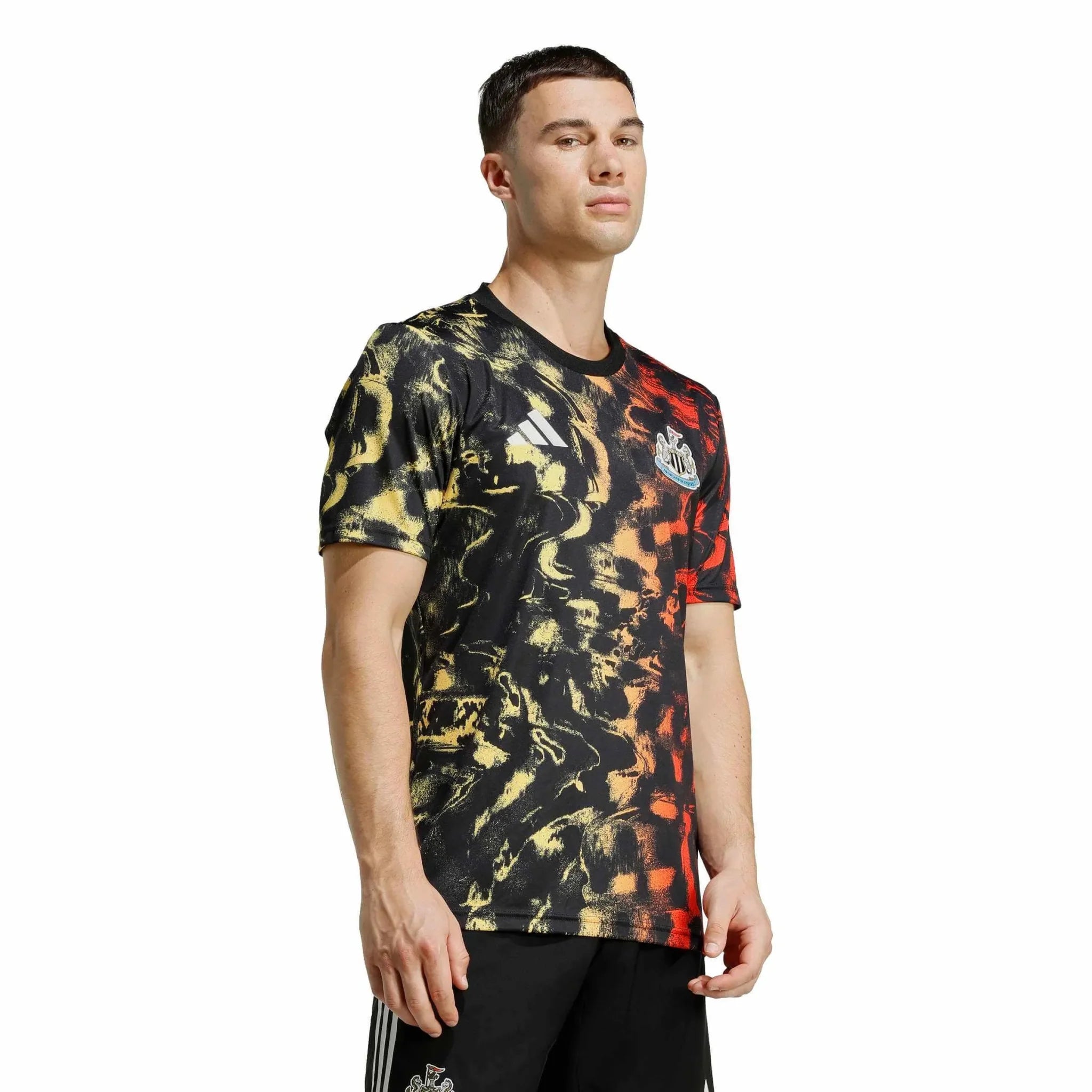 adidas 2025-26 Newcastle Men's Pre-Match Soccer Jersey 4
