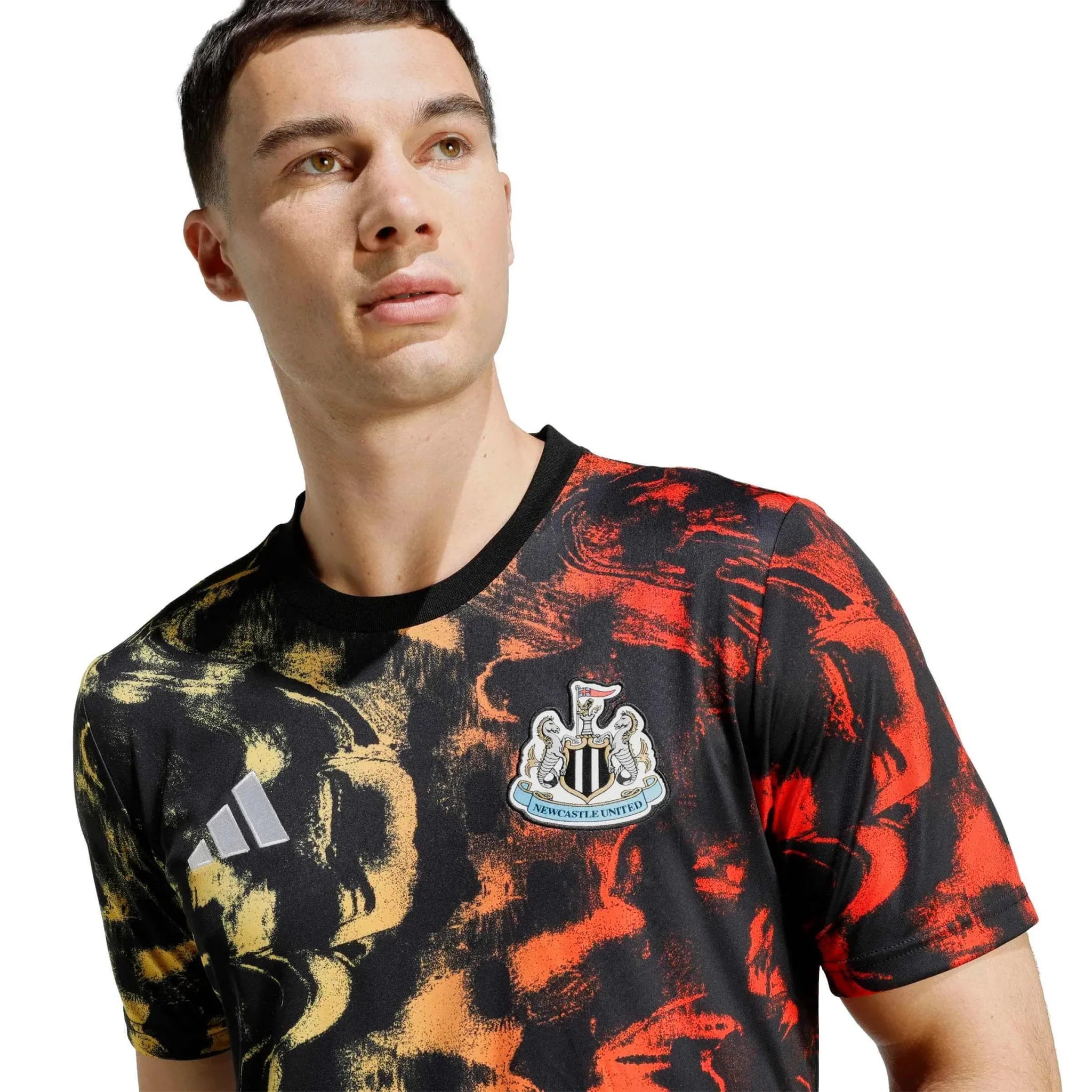 adidas 2025-26 Newcastle Men's Pre-Match Soccer Jersey 6