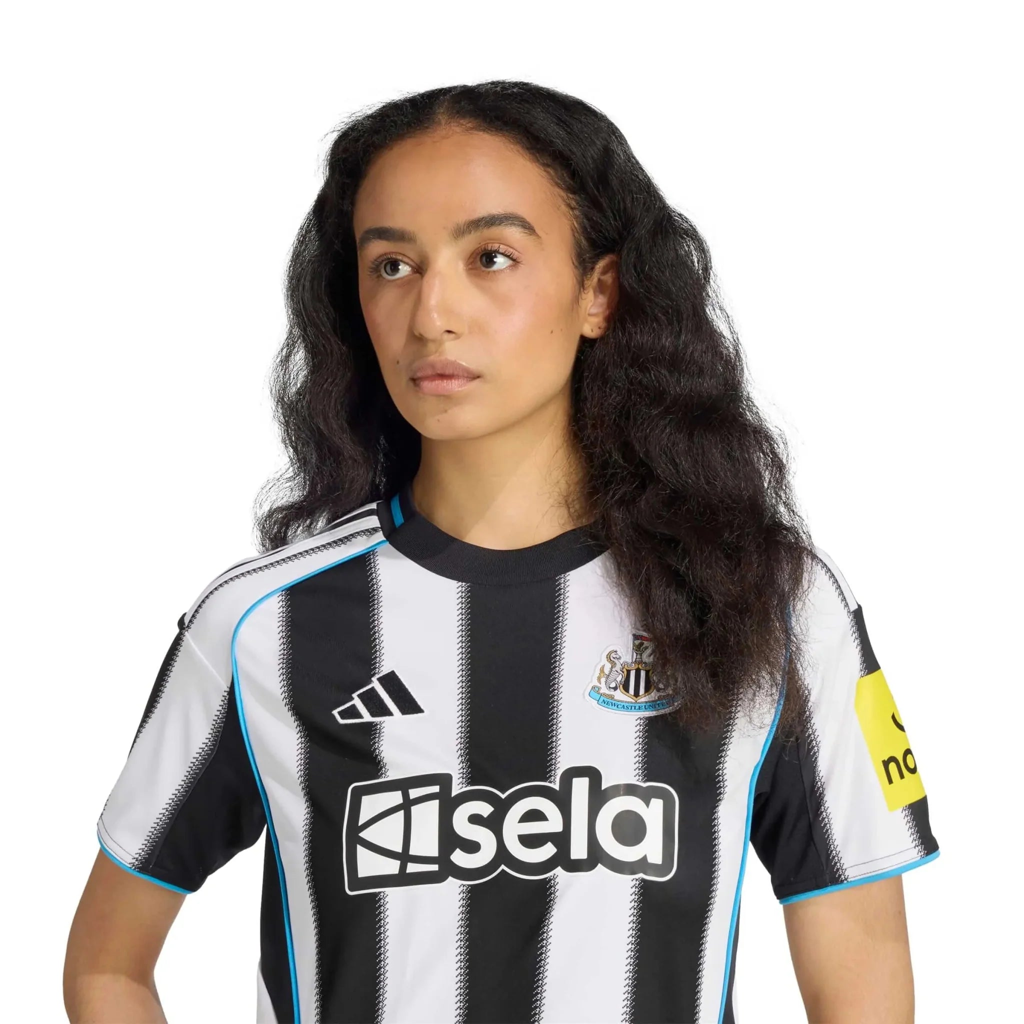 adidas 2025-26 Newcastle Women's Stadium Home Soccer Jersey 5