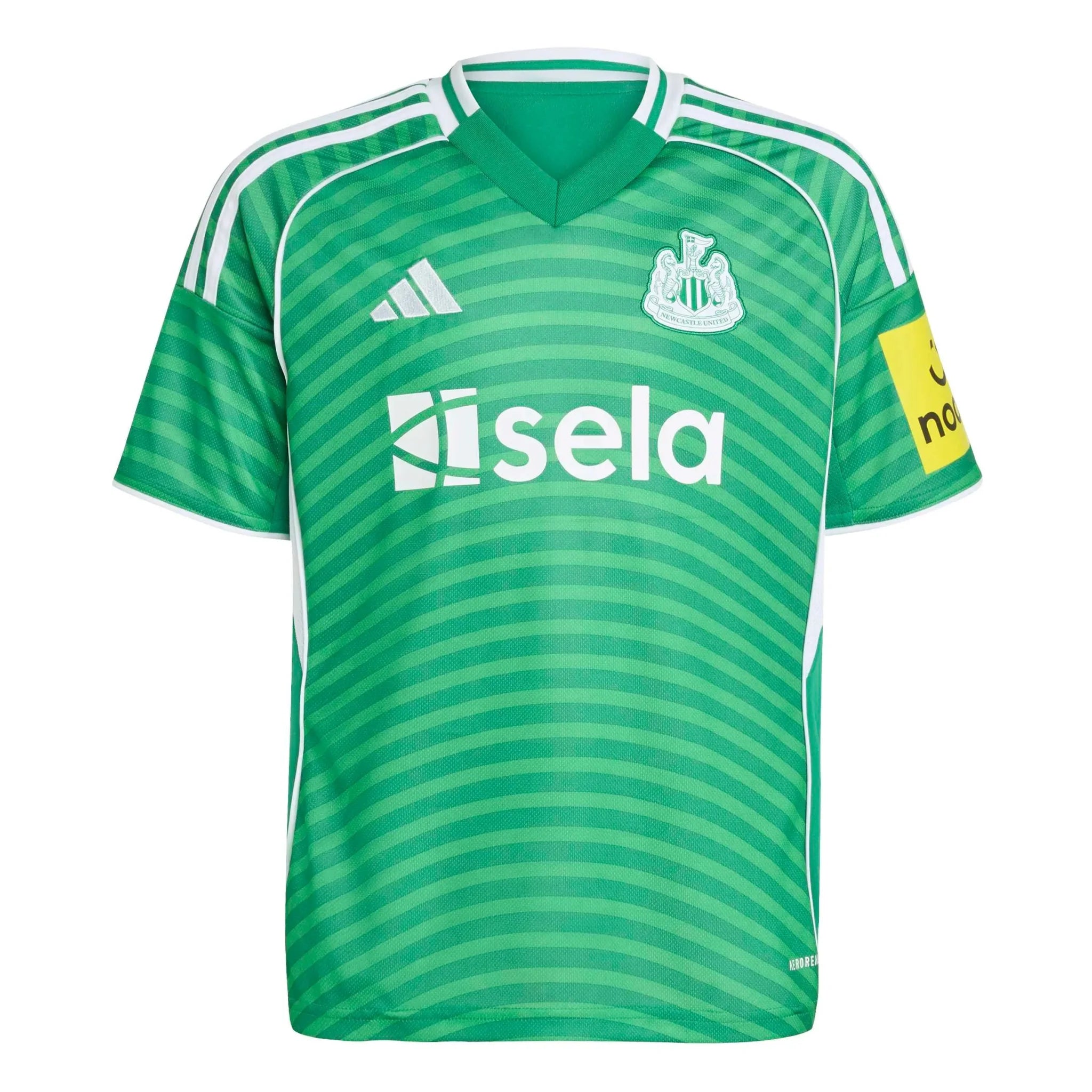 adidas 2025-26 Newcastle Youth Stadium Away Soccer Jersey 1