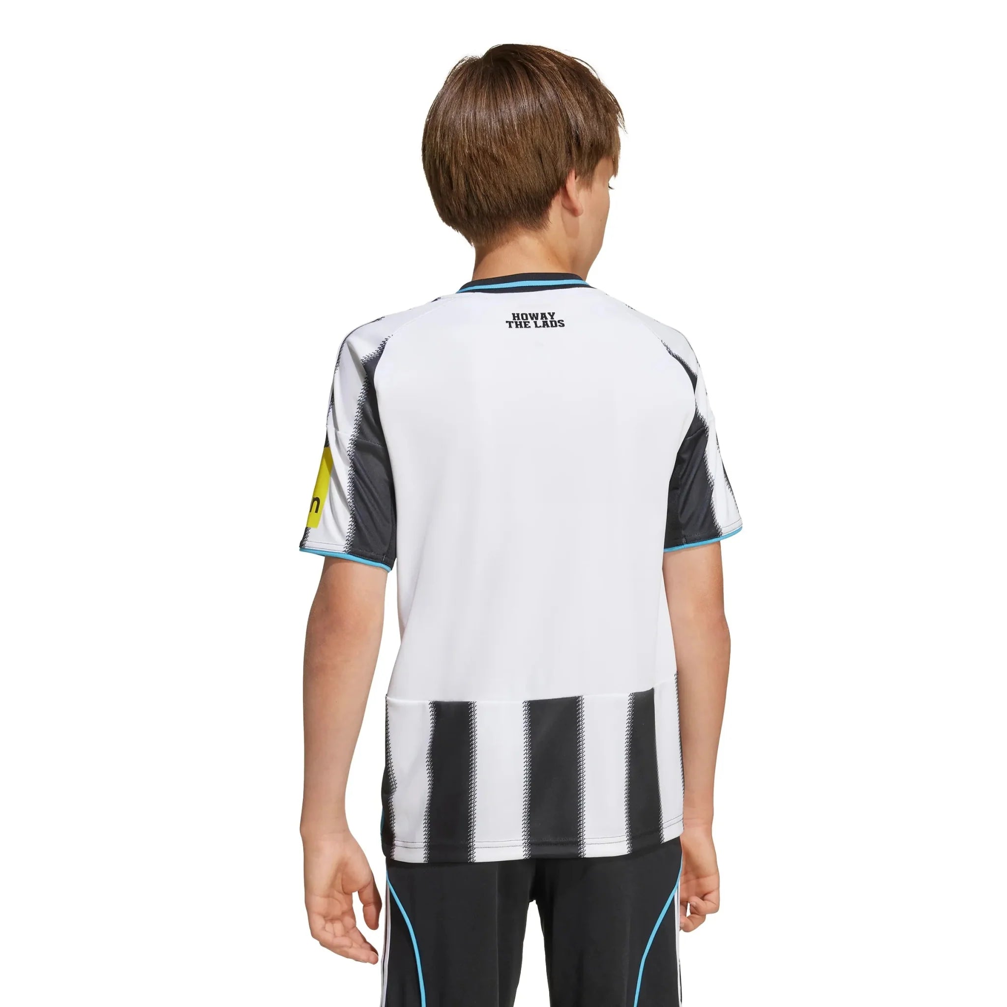 adidas 2025-26 Newcastle Youth Stadium Home Soccer Jersey 4
