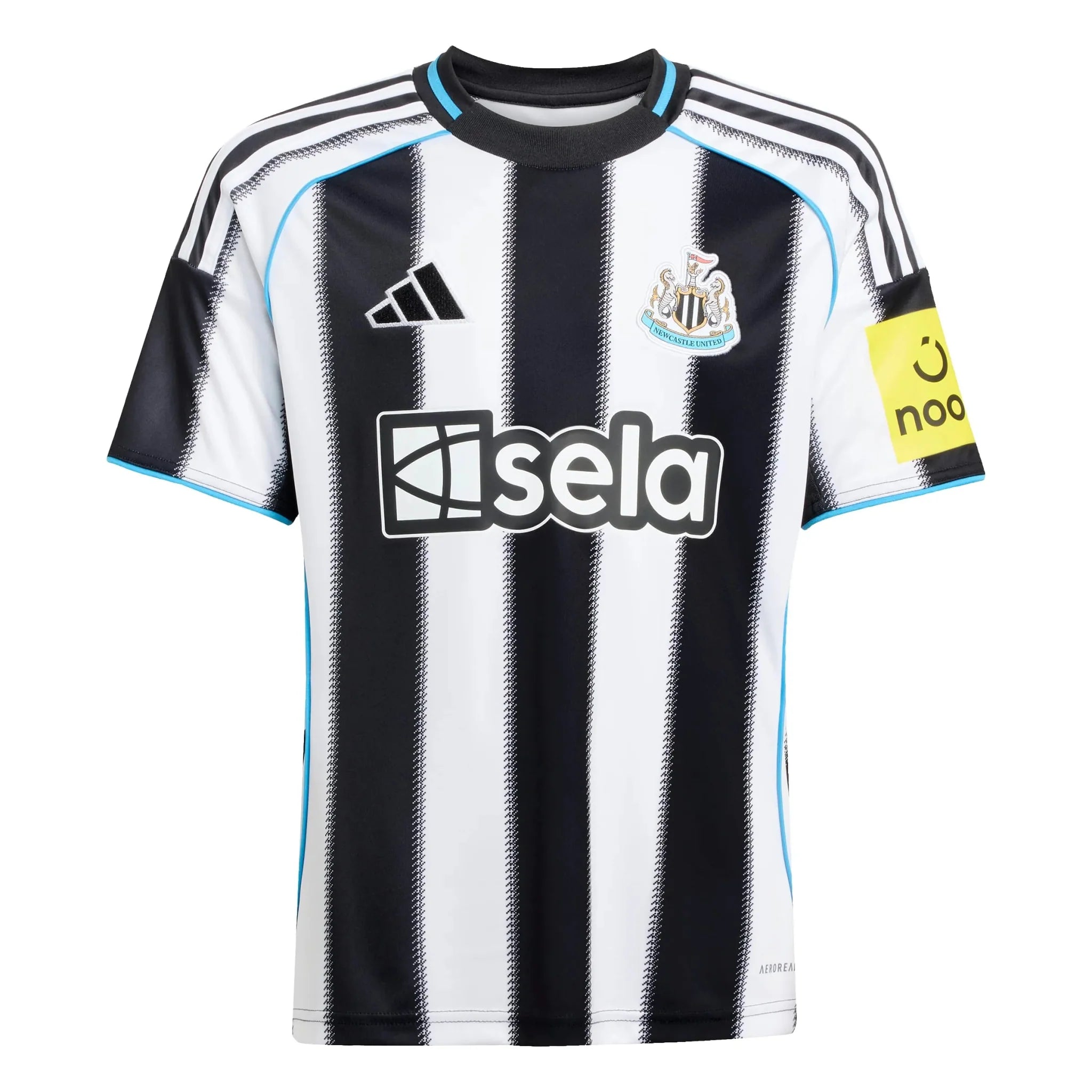 adidas 2025-26 Newcastle Youth Stadium Home Soccer Jersey 1
