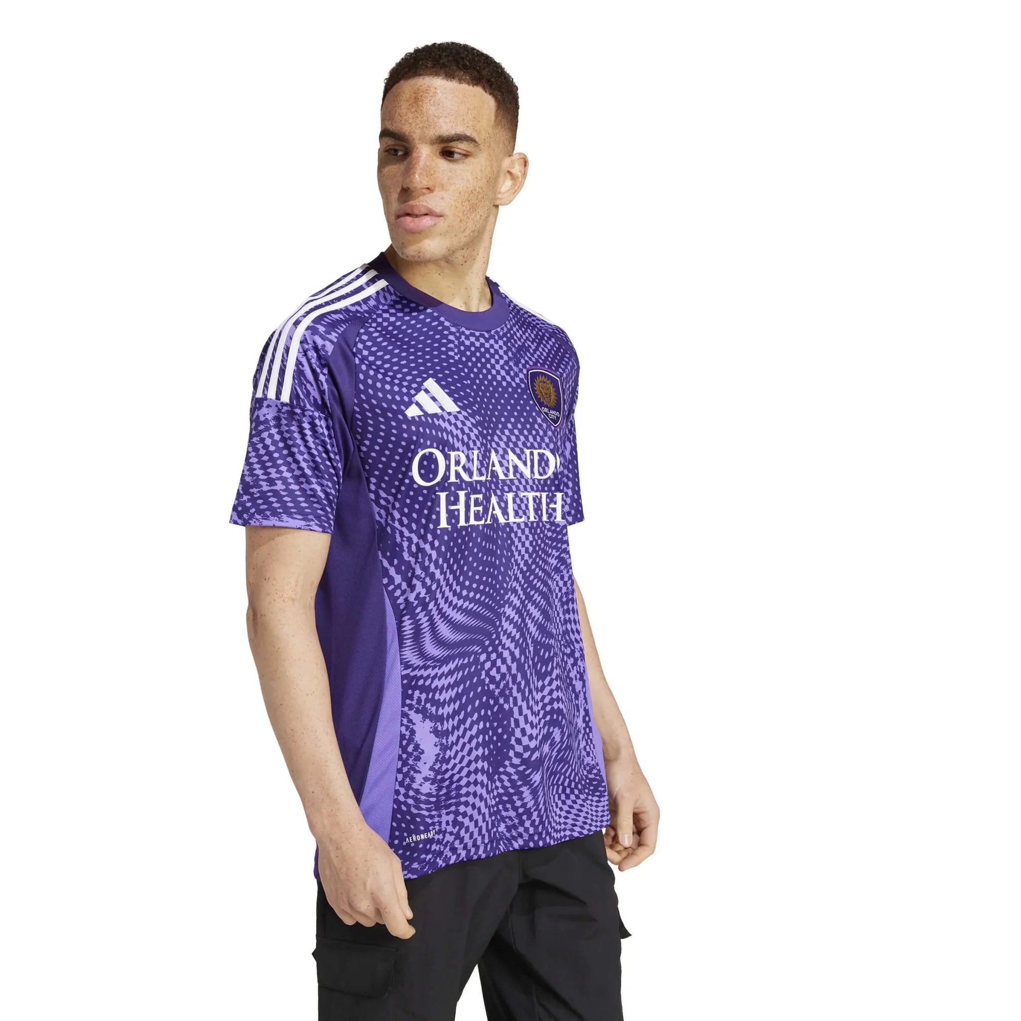 adidas 2025-26 Orlando City Men's Stadium Home Soccer Jersey 4