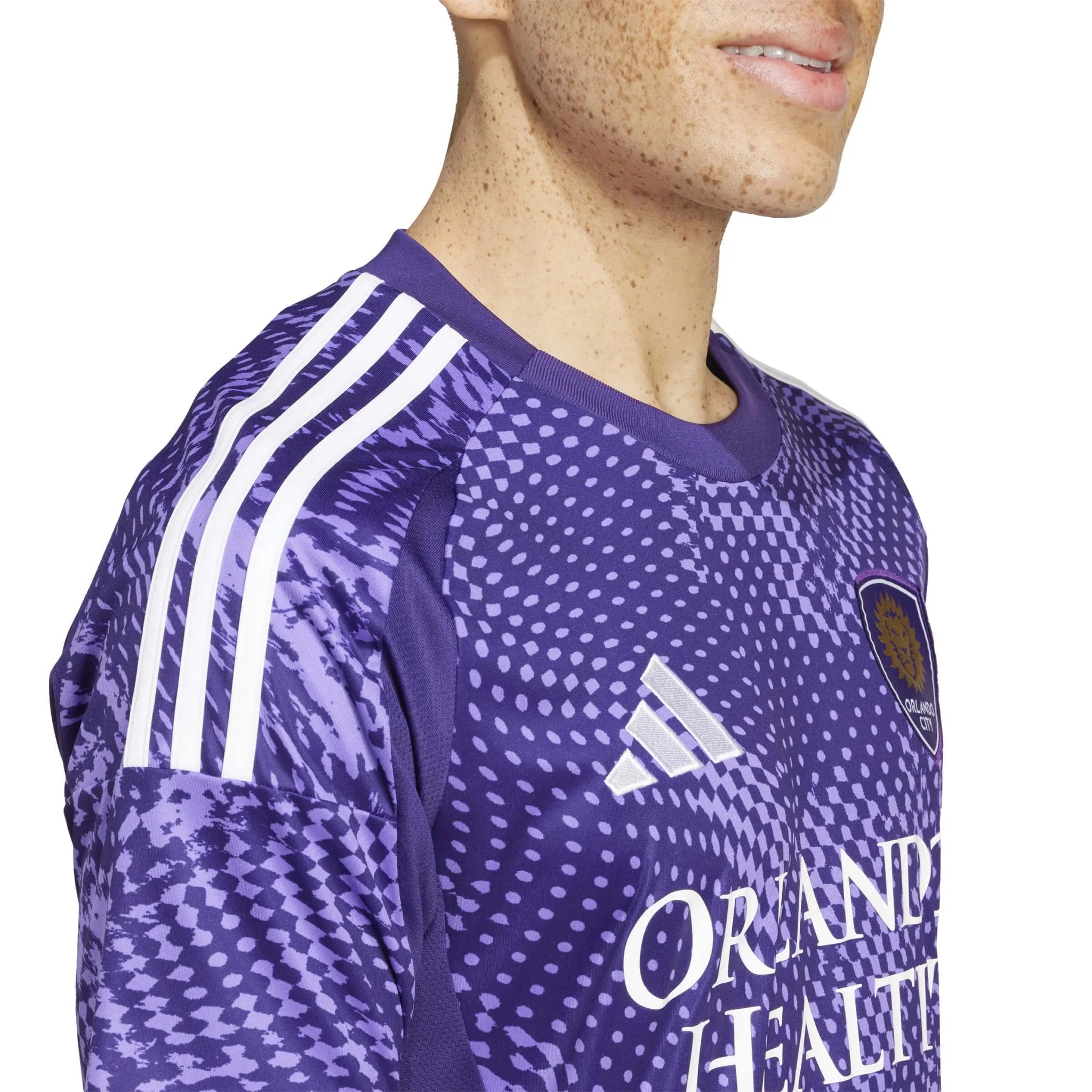 adidas 2025-26 Orlando City Men's Stadium Home Soccer Jersey 6