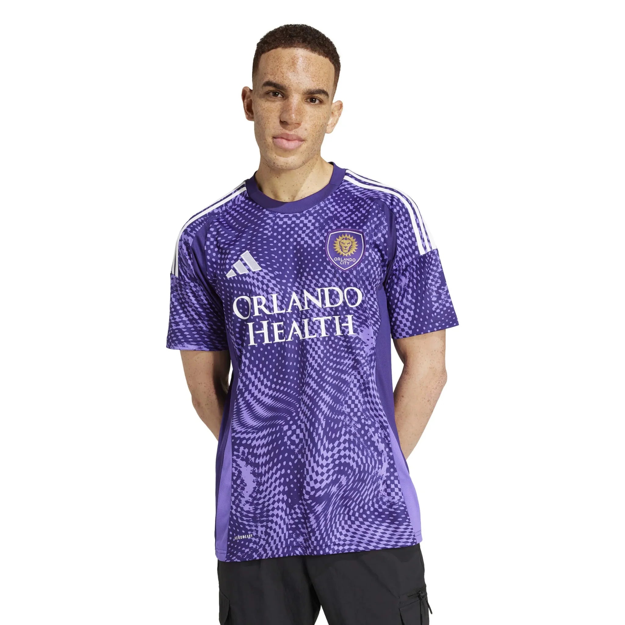 adidas 2025-26 Orlando City Men's Stadium Home Soccer Jersey 3