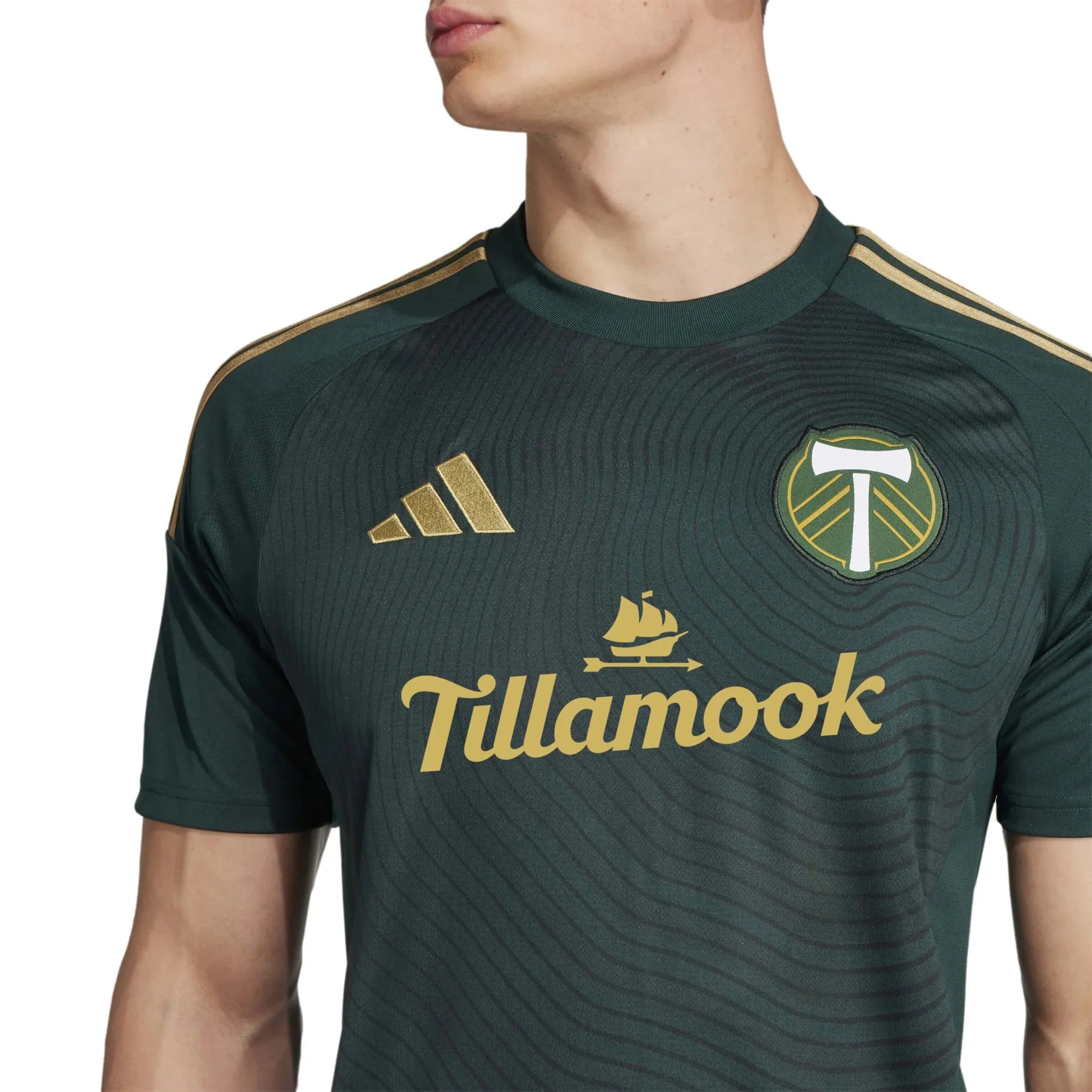 adidas 2025-26 Portland Timbers Men's Stadium Home Soccer Jersey 6