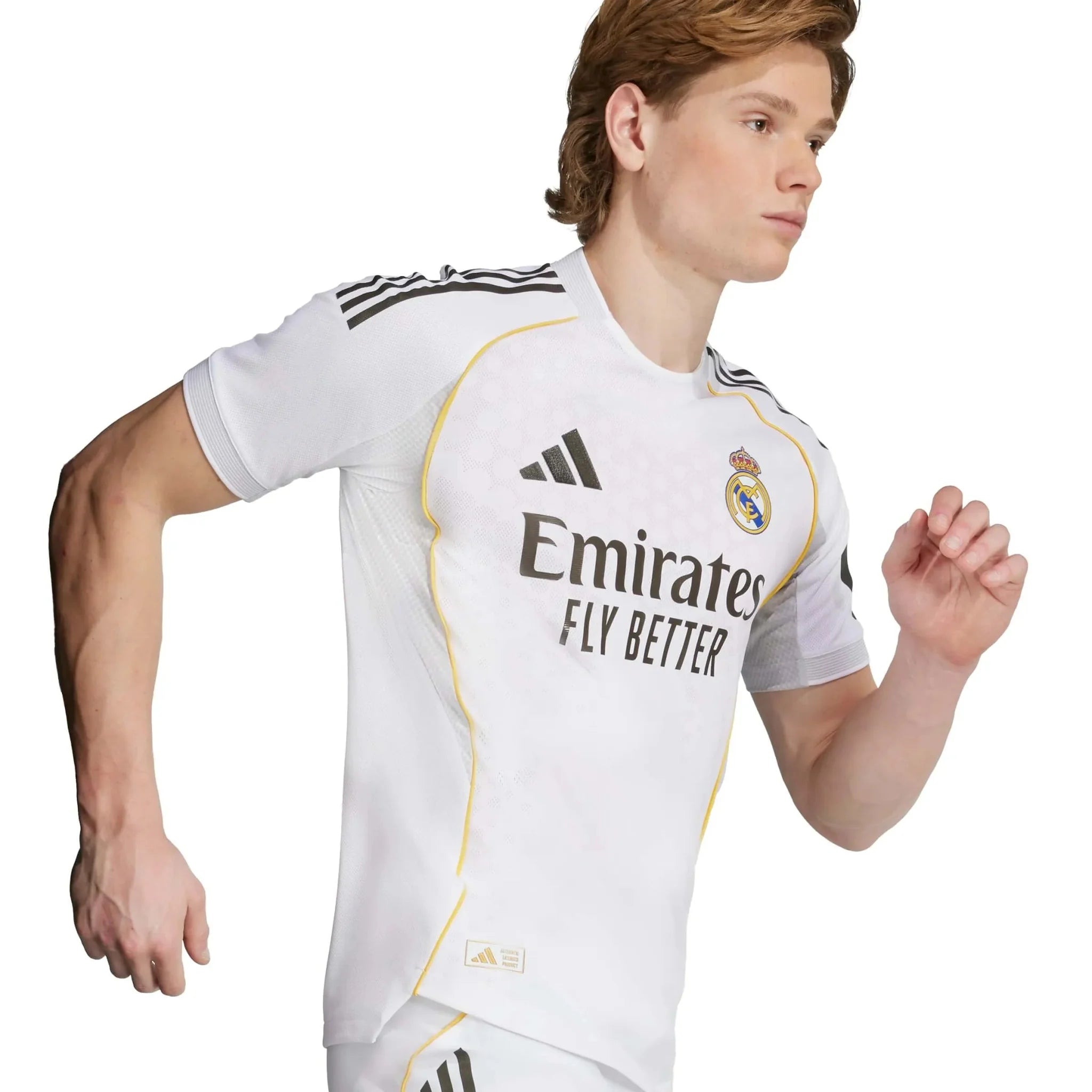 adidas 2025-26 Real Madrid Men's Authentic Home Soccer Jersey 5