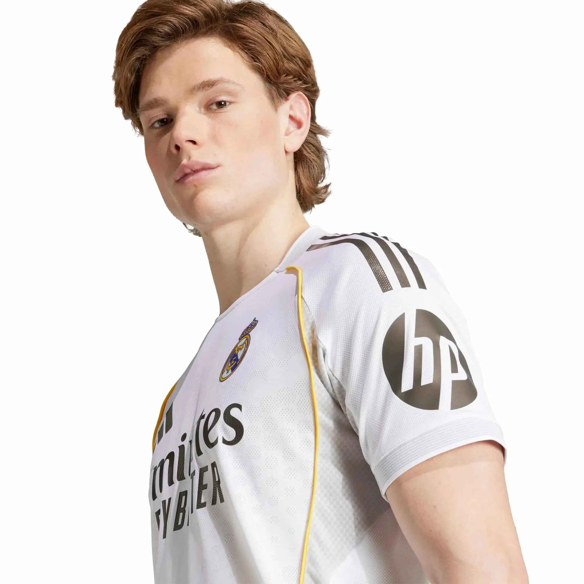 adidas 2025-26 Real Madrid Men's Authentic Home Soccer Jersey 6