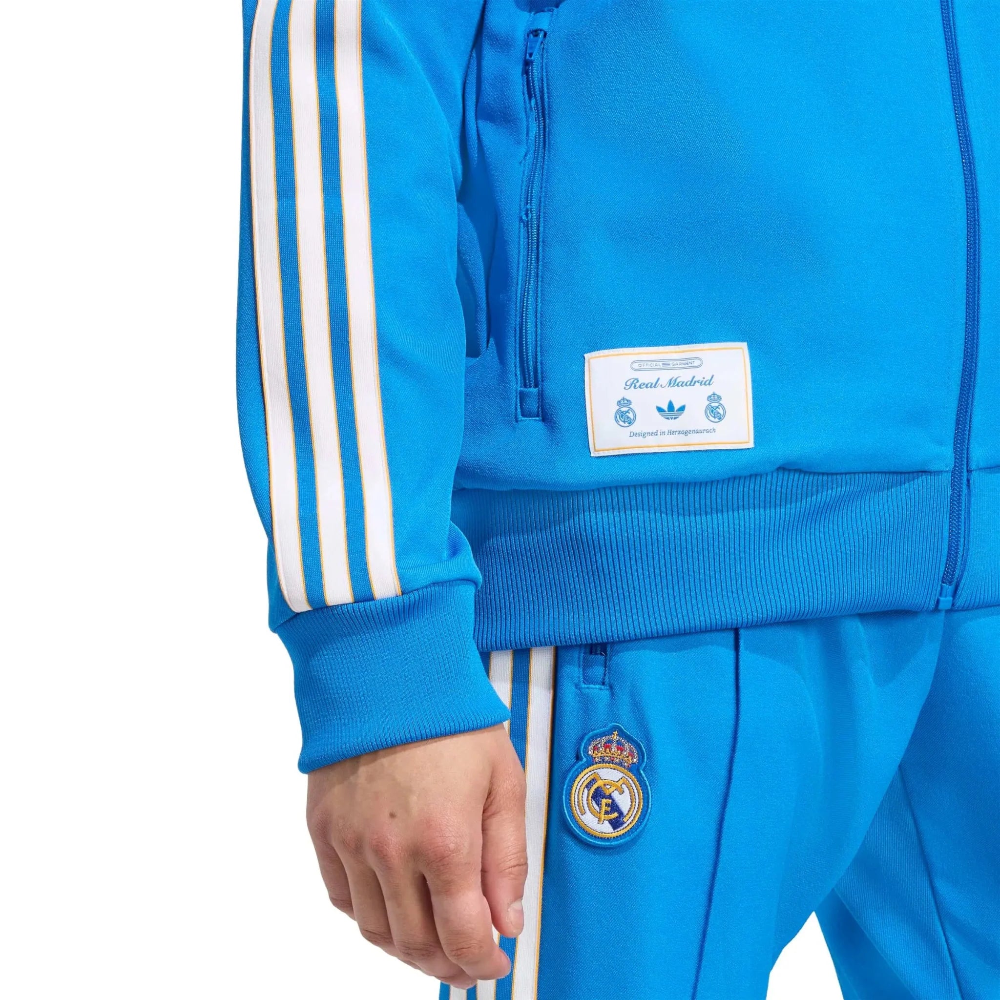 adidas 2025-26 Real Madrid Men's Icon Track Top 5