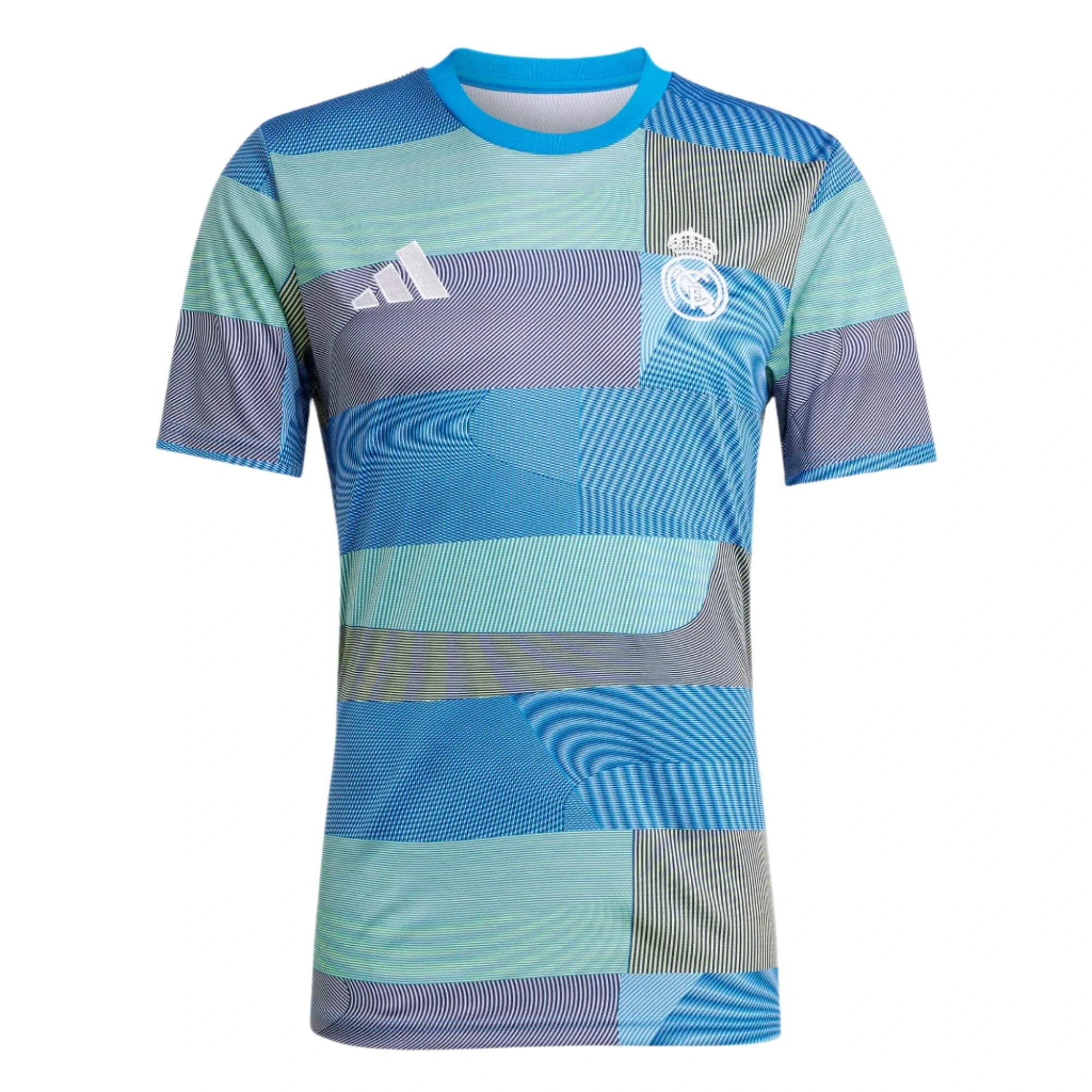 adidas 2025-26 Real Madrid Men's Pre-Match Soccer Jersey 1