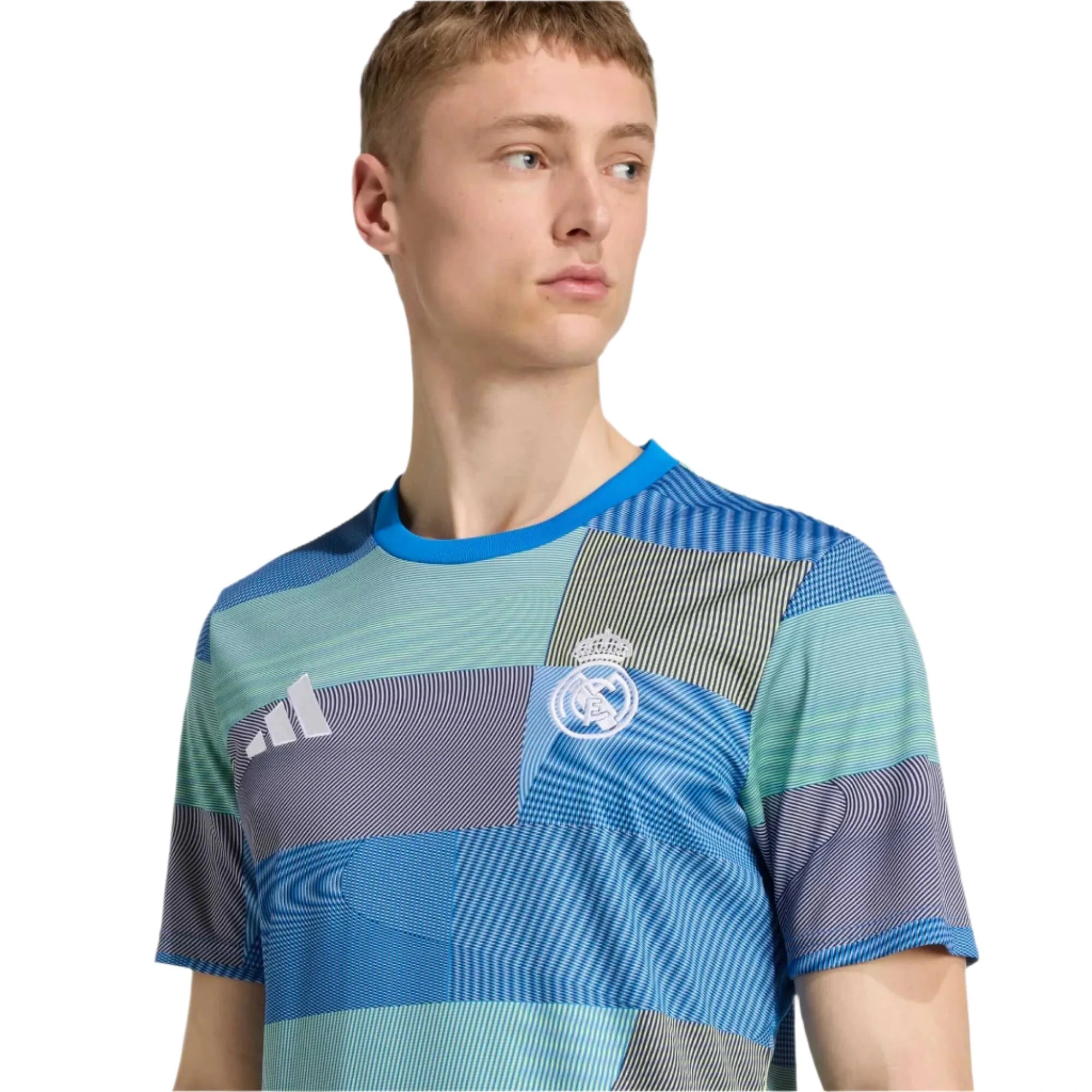 adidas 2025-26 Real Madrid Men's Pre-Match Soccer Jersey 6