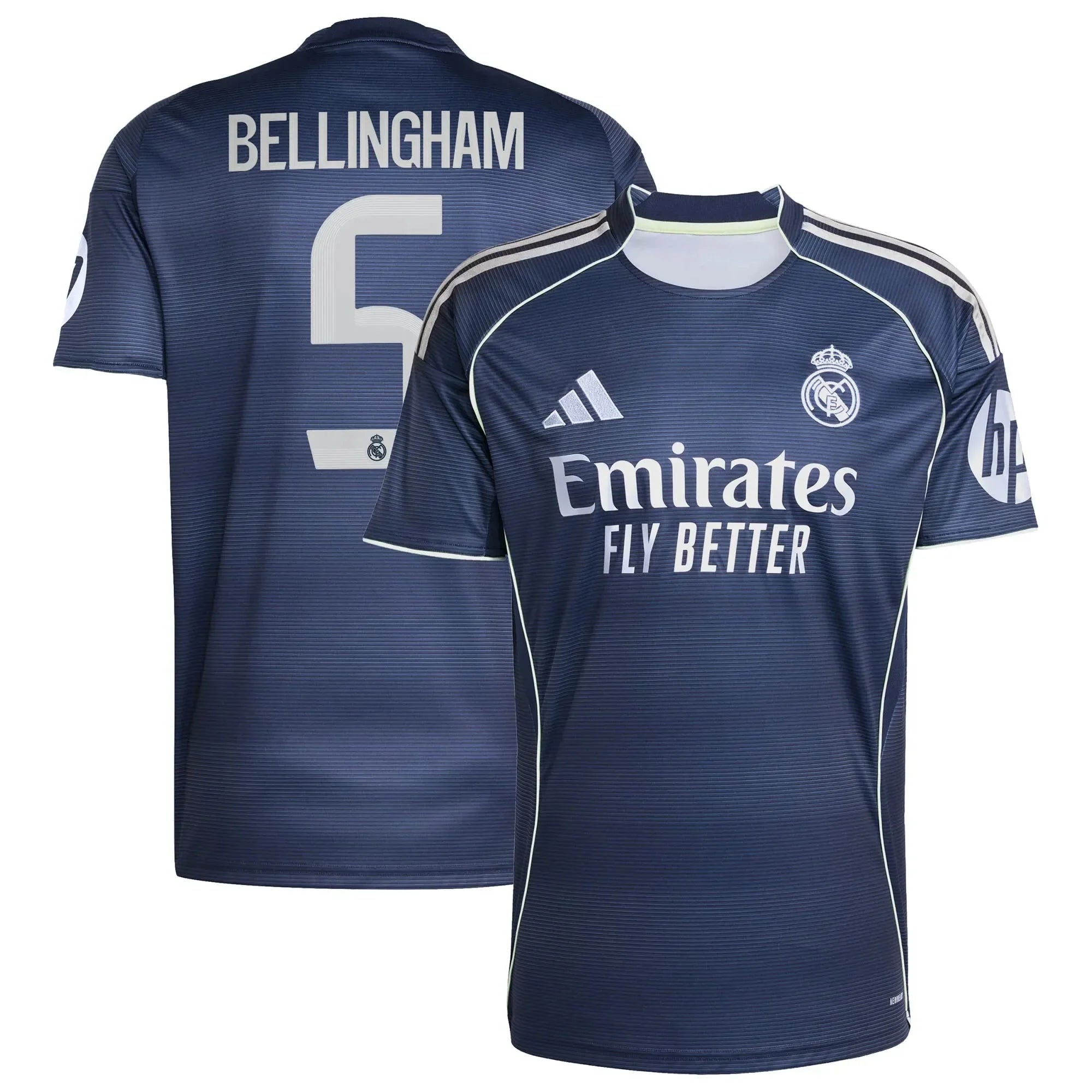 adidas 2025-26 Real Madrid Youth Stadium Away Soccer Jersey 9