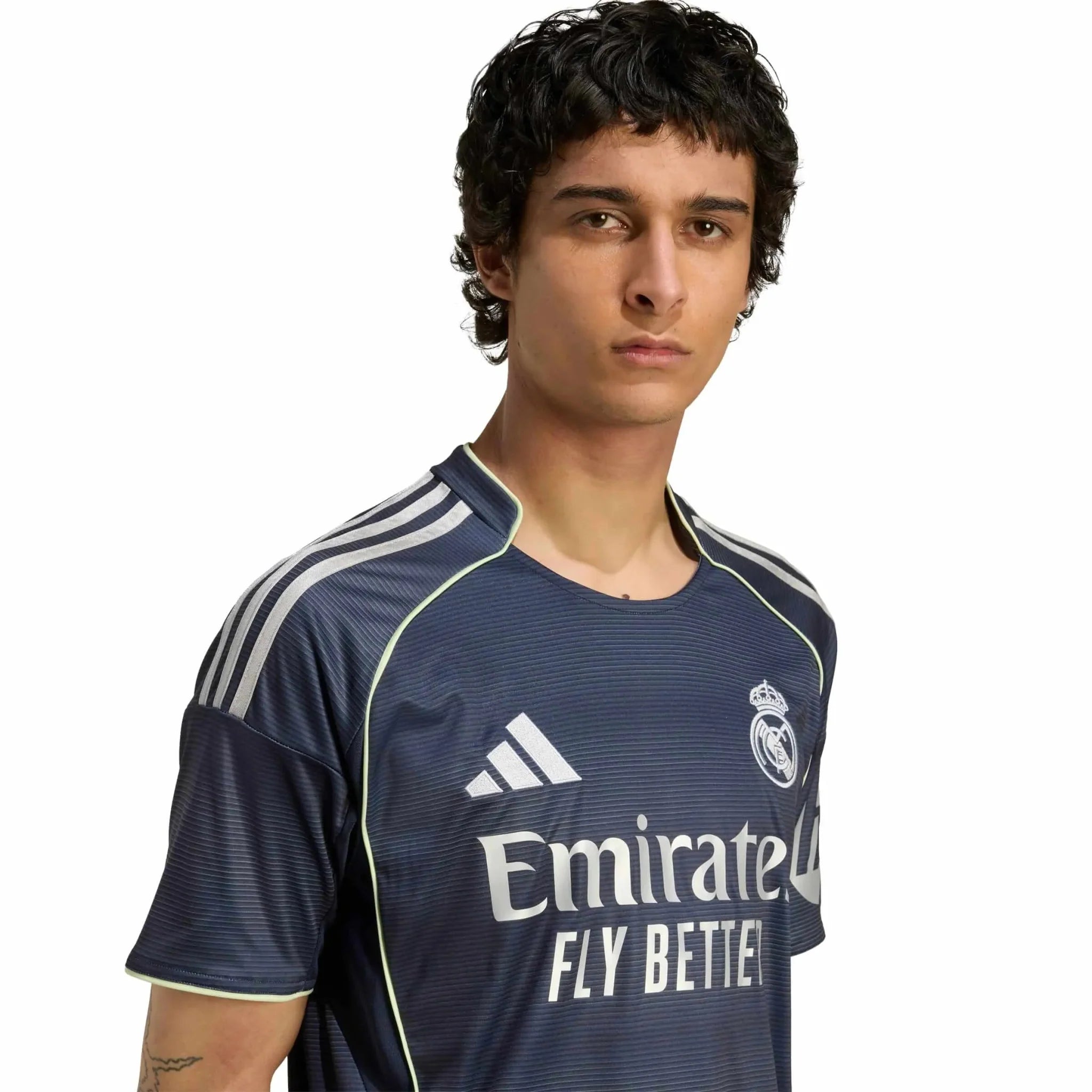 adidas 2025-26 Real Madrid Men's Stadium Away Soccer Jersey 5