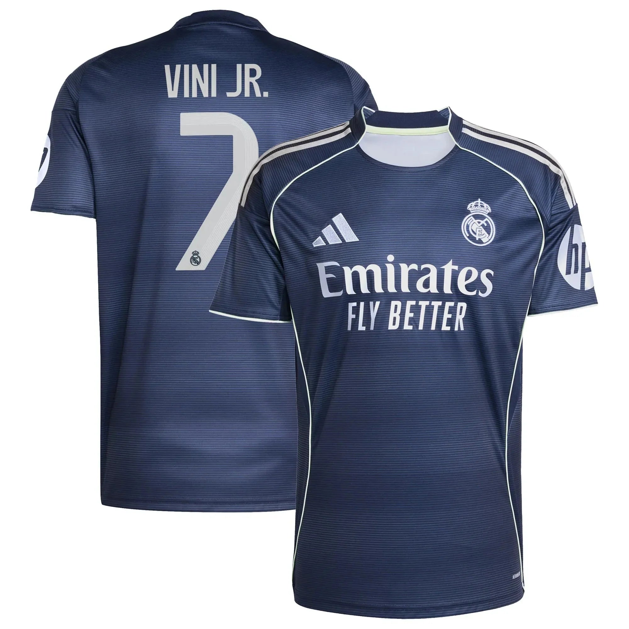 adidas 2025-26 Real Madrid Youth Stadium Away Soccer Jersey 8