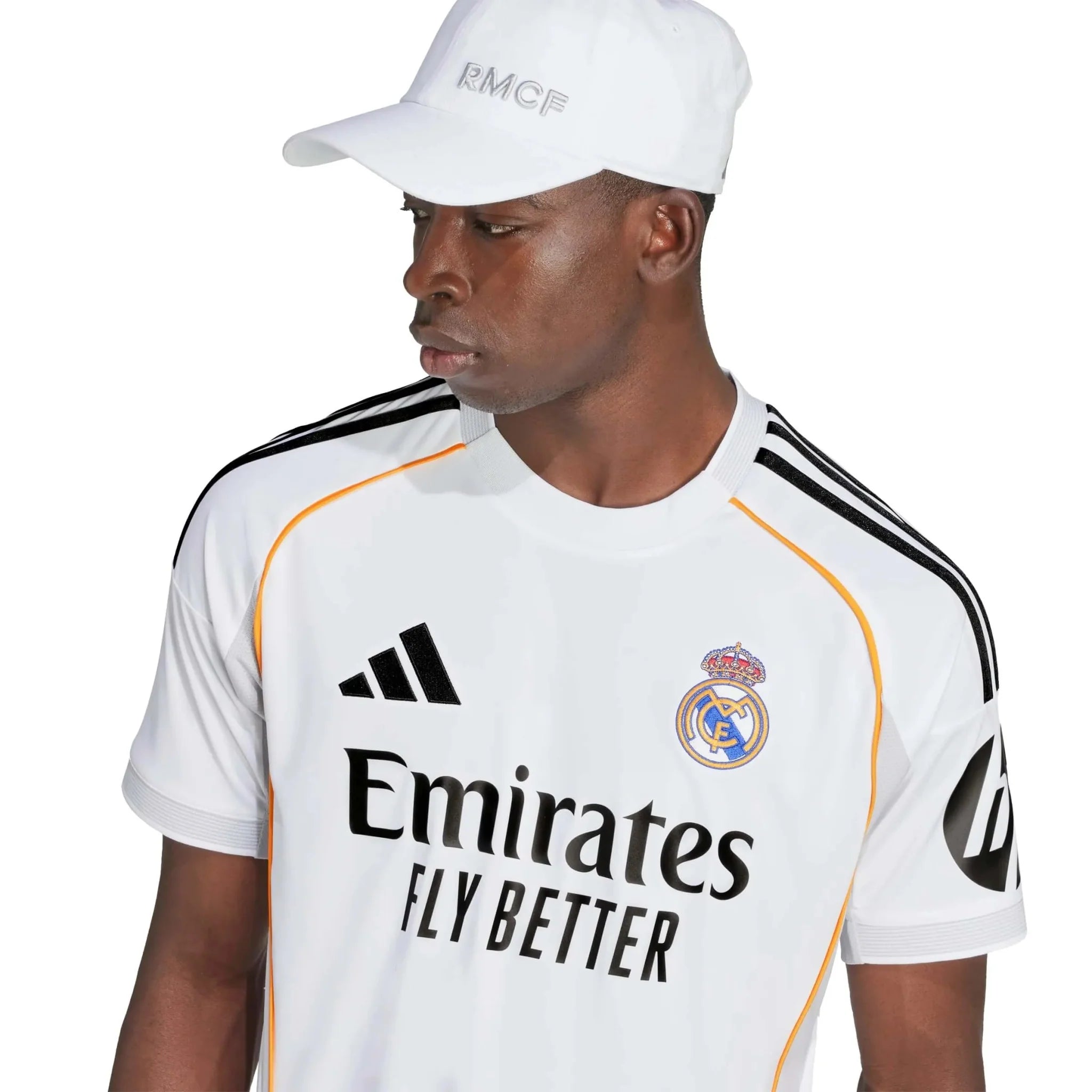 adidas 2025-26 Real Madrid Men's Stadium Home Soccer Jersey 5