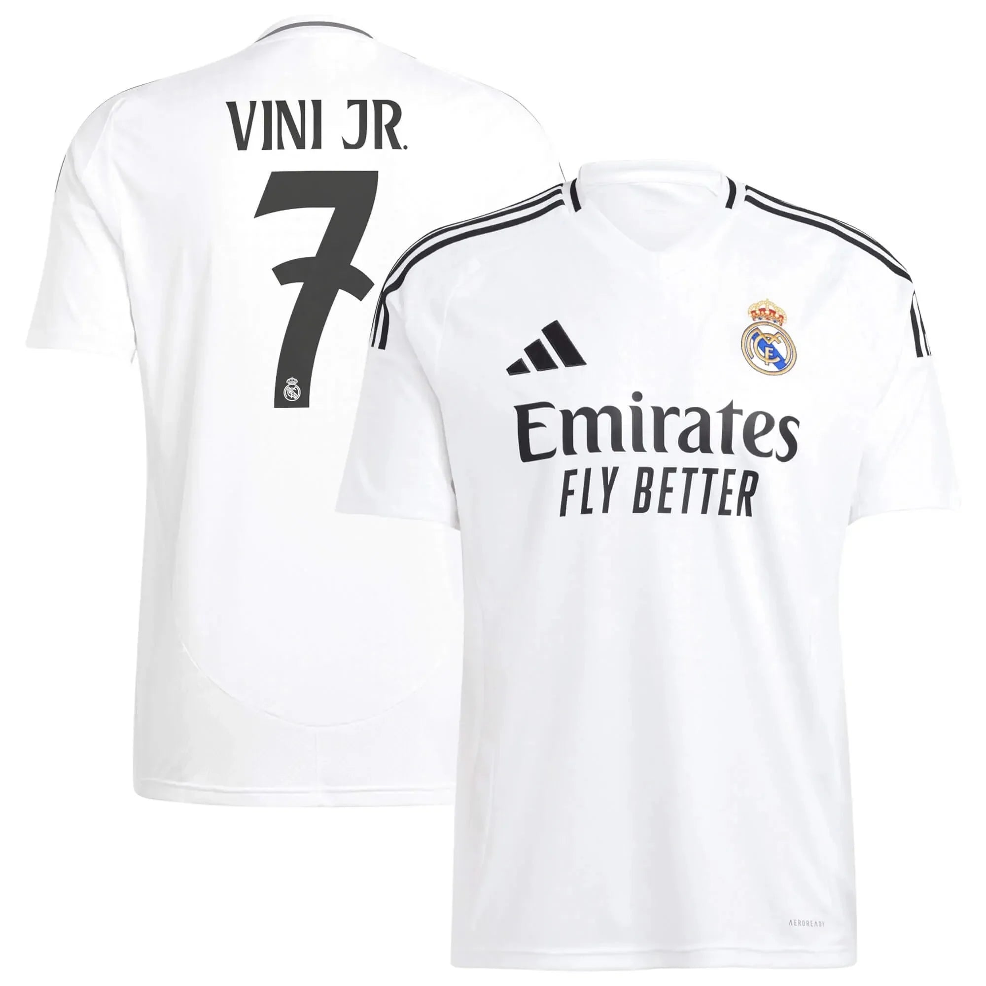 adidas 2025-26 Real Madrid Men's Stadium Home Soccer Jersey 11