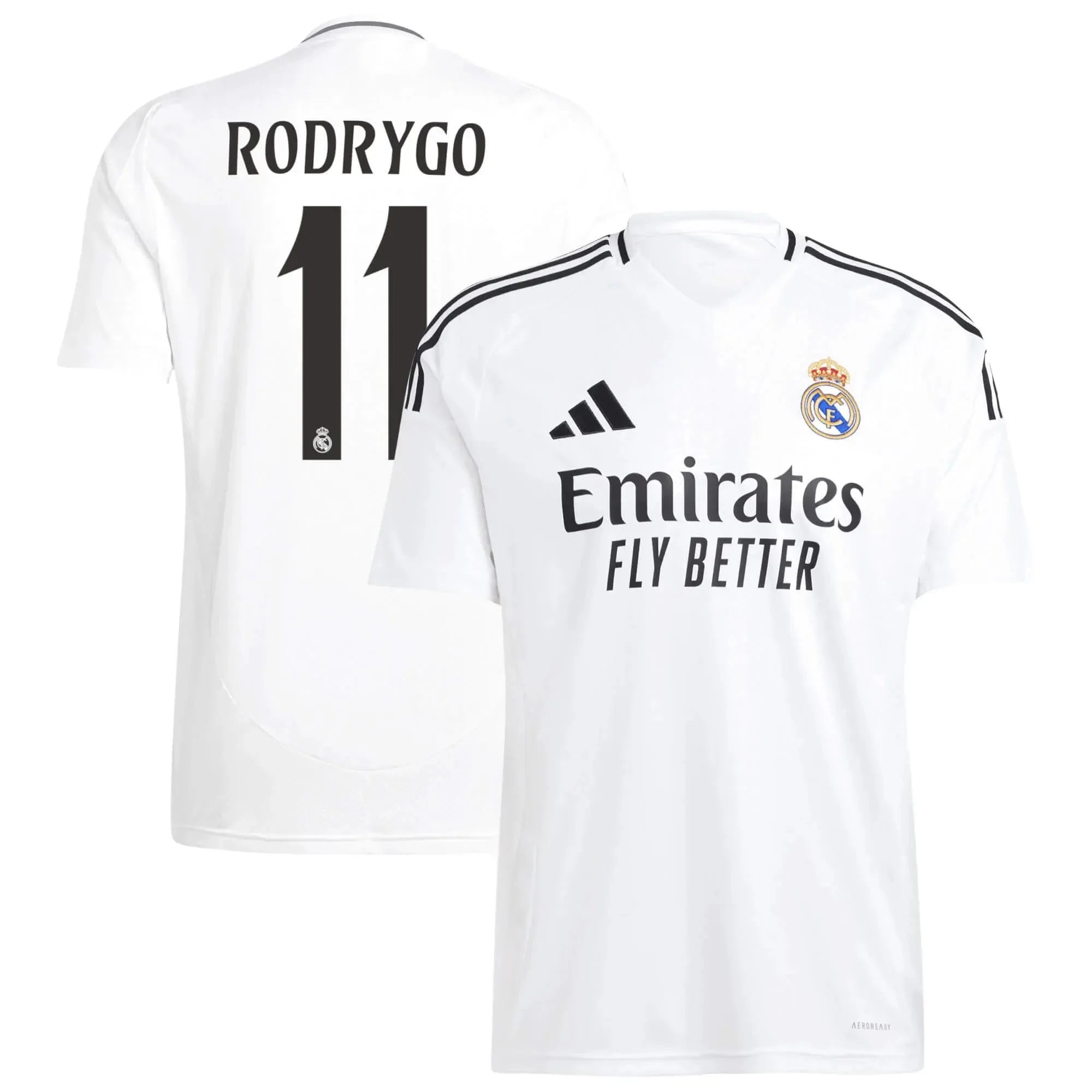 adidas 2025-26 Real Madrid Men's Stadium Home Soccer Jersey 10