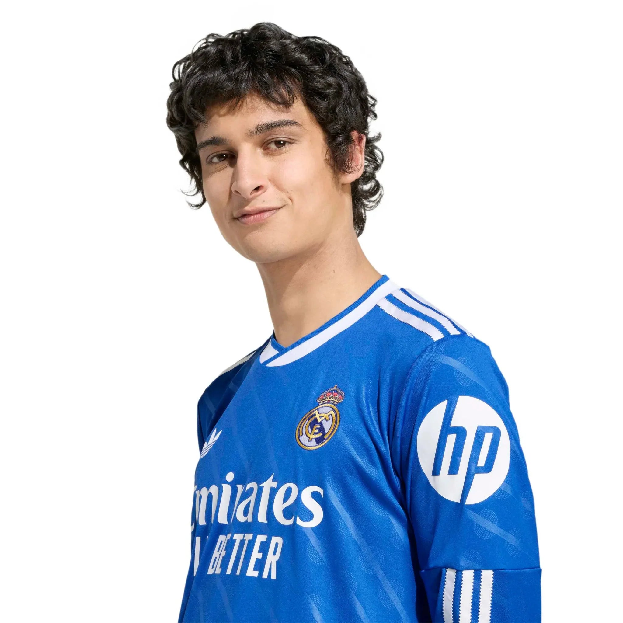 adidas 2025-26 Real Madrid Men's Stadium Third Long-Sleeve Soccer Jersey 5