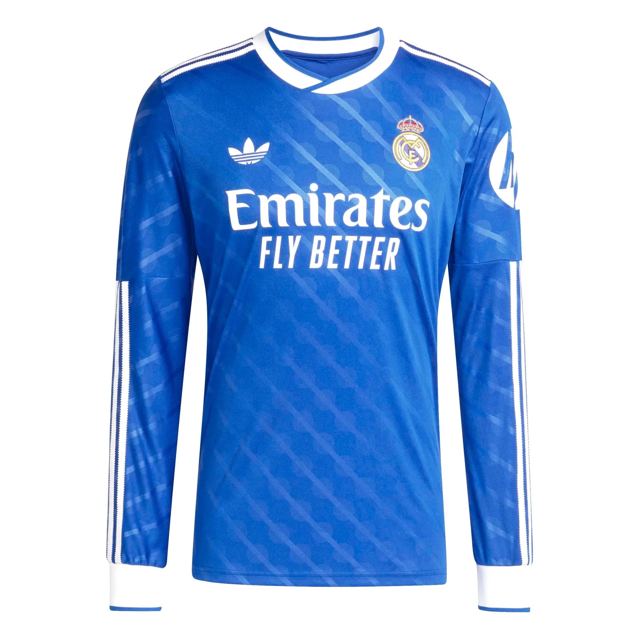 adidas 2025-26 Real Madrid Men's Stadium Third Long-Sleeve Soccer Jersey 1