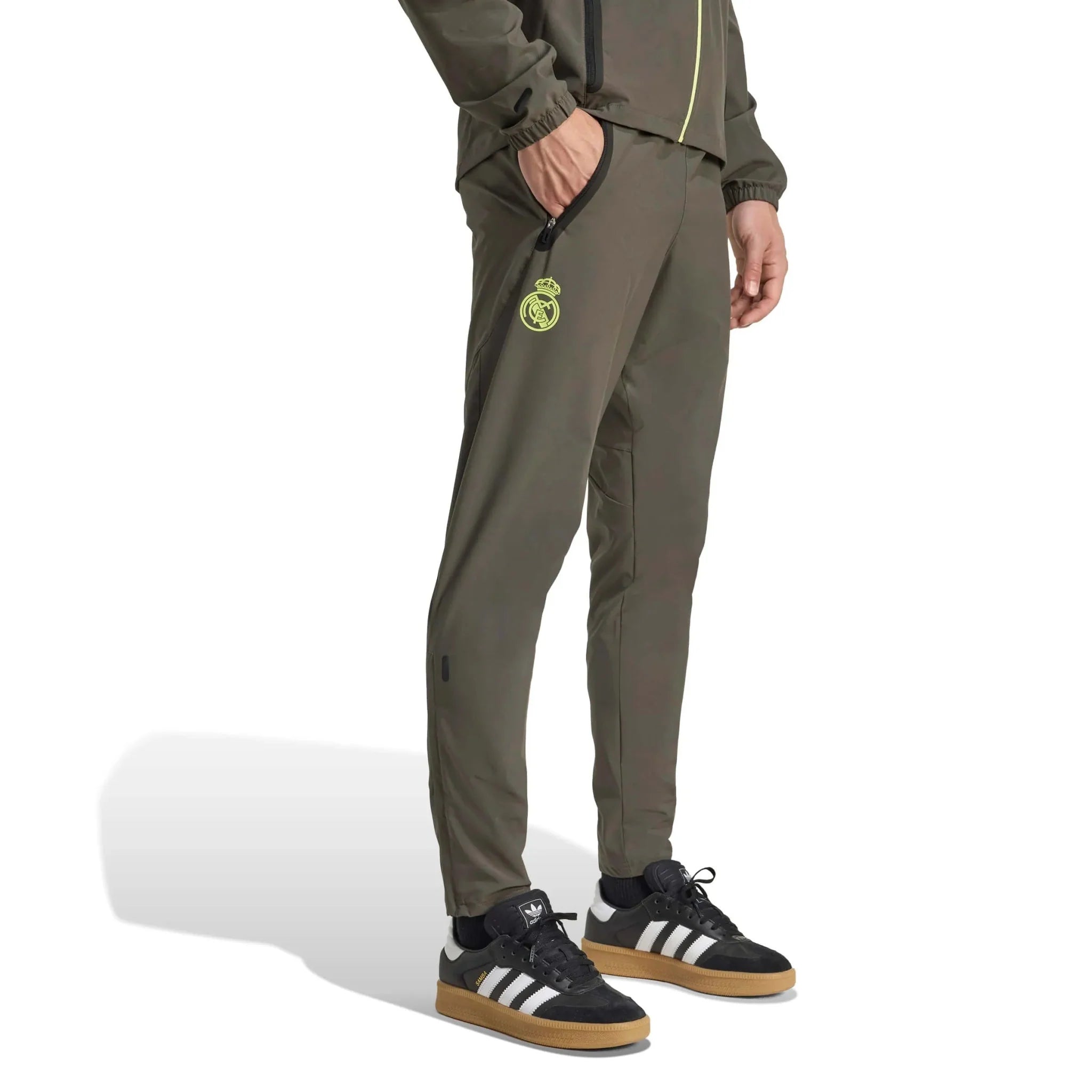 adidas 2025-26 Real Madrid Men's Tiro 25 Competition Vis Tech Travel Pants 3