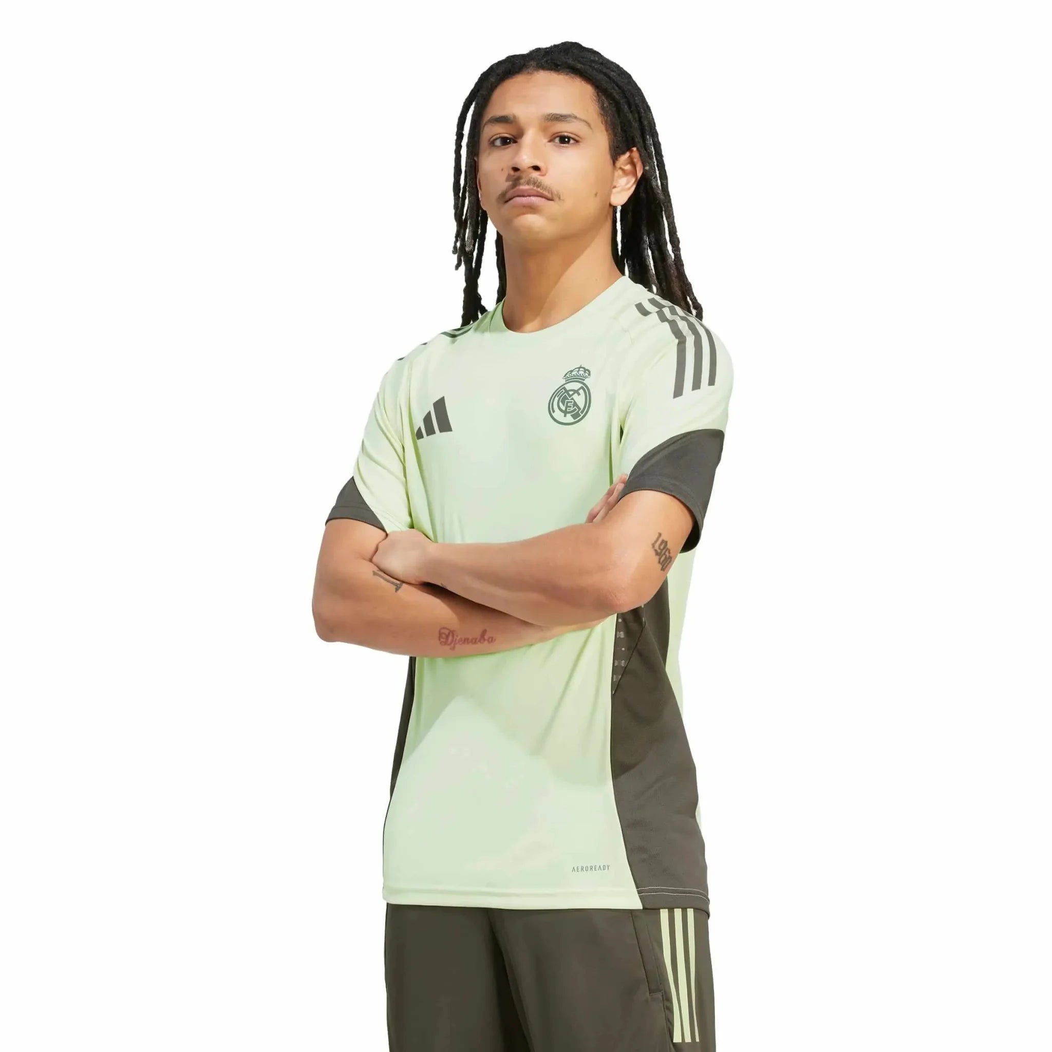 adidas 2025-26 Real Madrid Men's Training Soccer Jersey 3