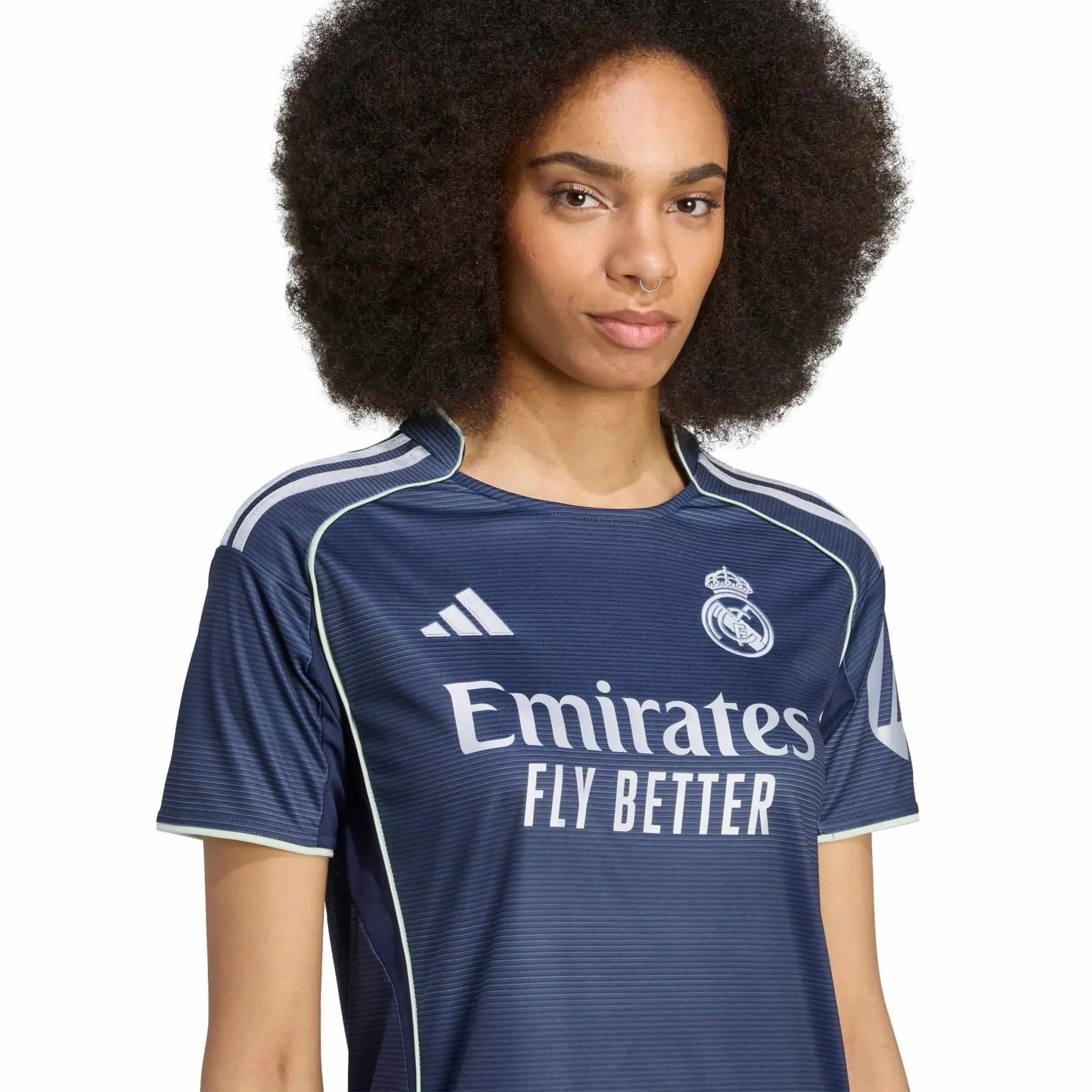 adidas 2025-26 Real Madrid Women's Stadium Away Soccer Jersey 5