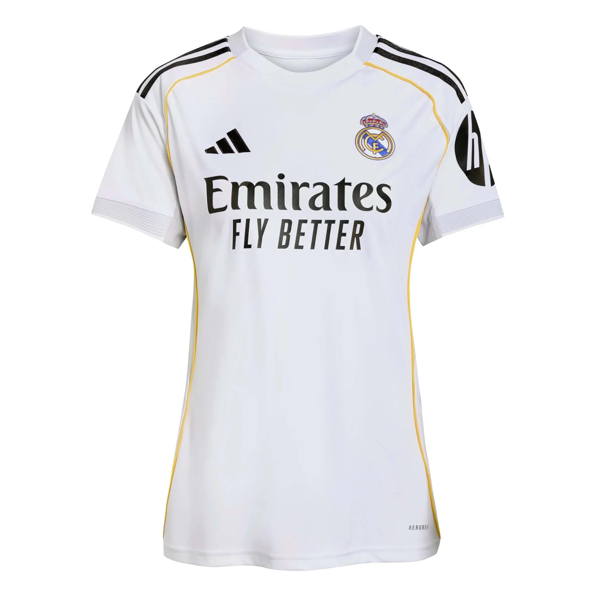 adidas 2025-26 Real Madrid Women's Stadium Home Soccer Jersey 1