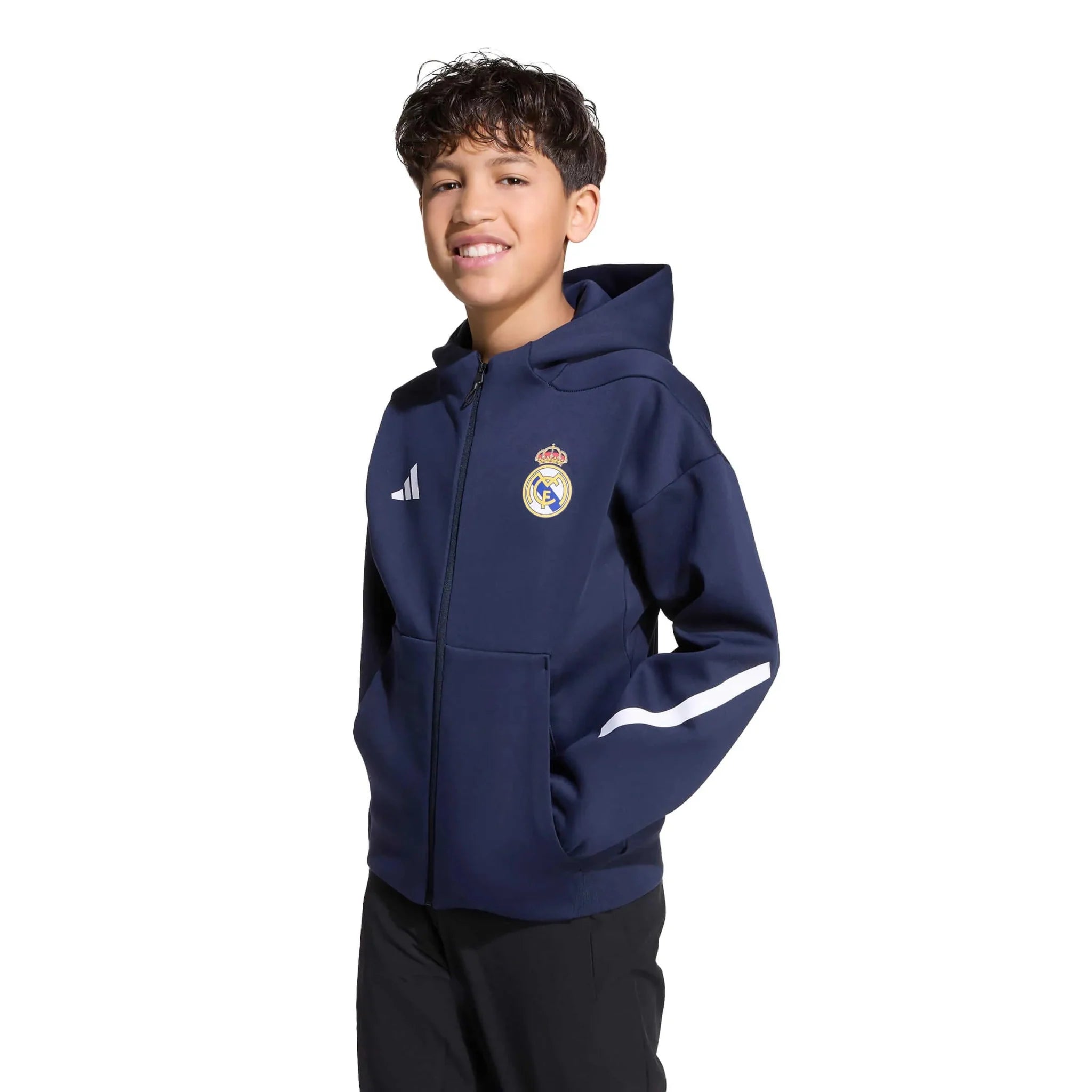 adidas 2025-26 Real Madrid Youth Anthem Jacket 2