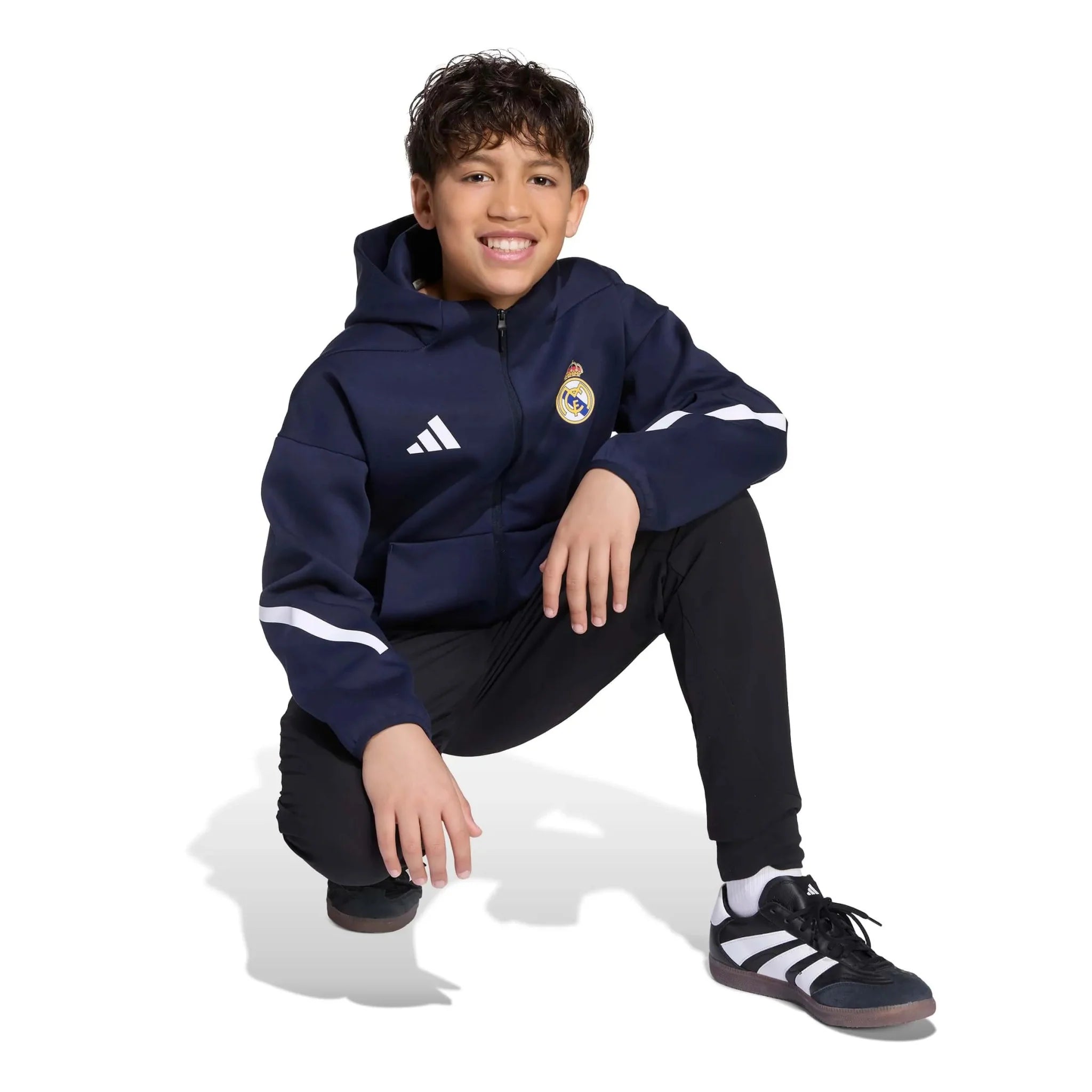 adidas 2025-26 Real Madrid Youth Anthem Jacket 4