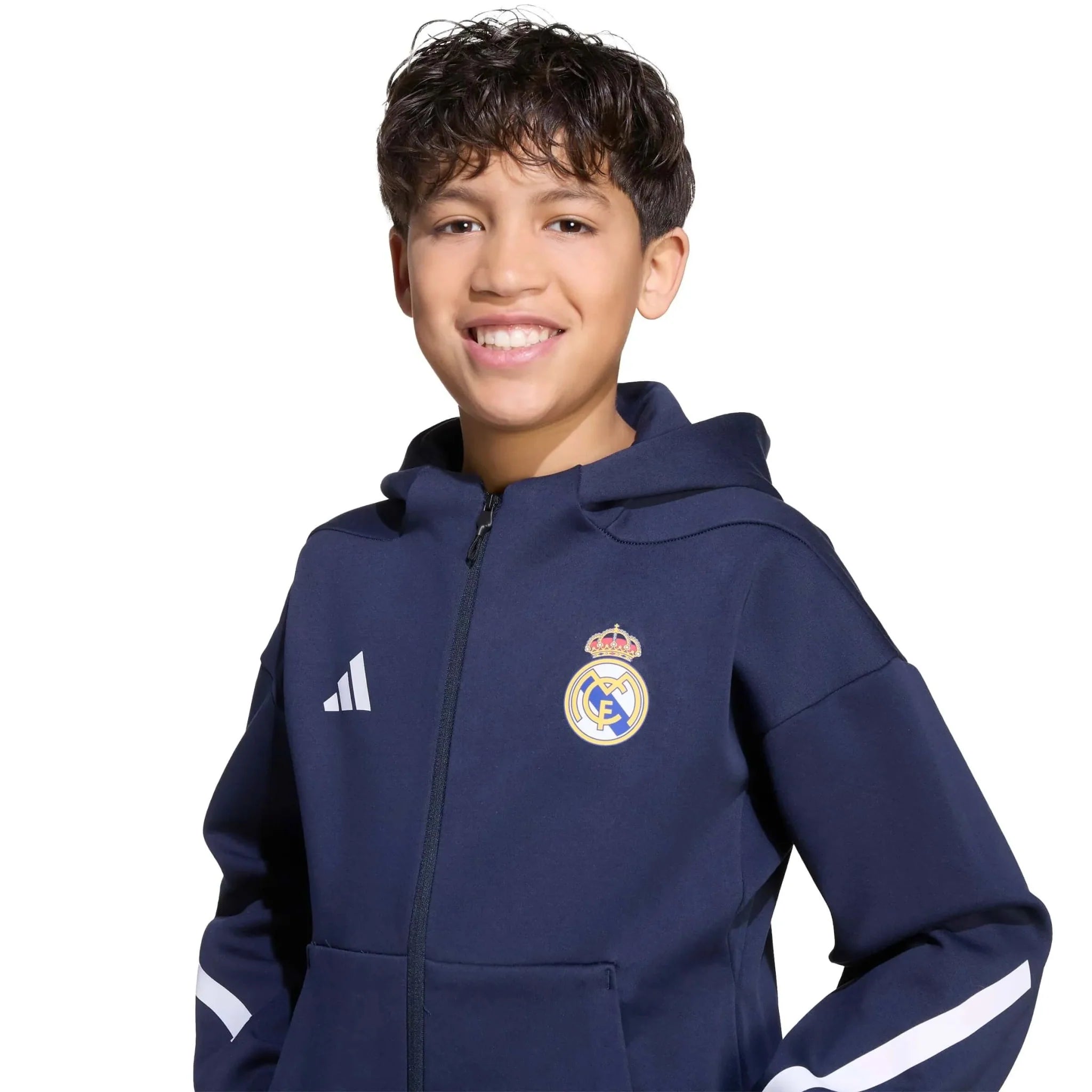adidas 2025-26 Real Madrid Youth Anthem Jacket 5