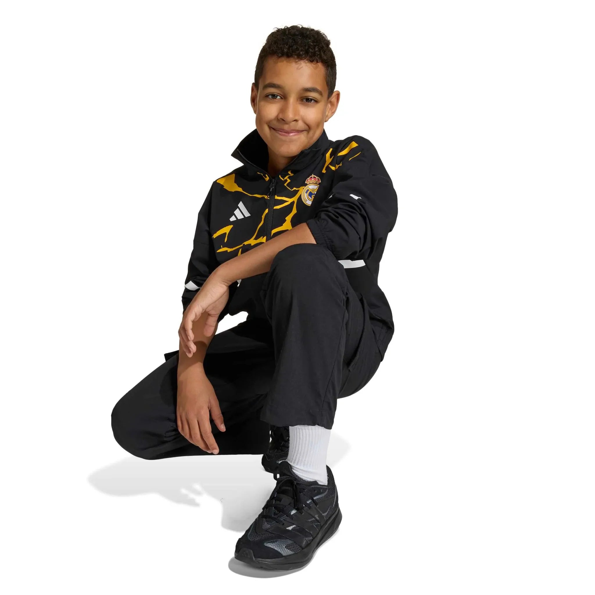 adidas 2025-26 Real Madrid Youth Avengers Anthem Jacket 6