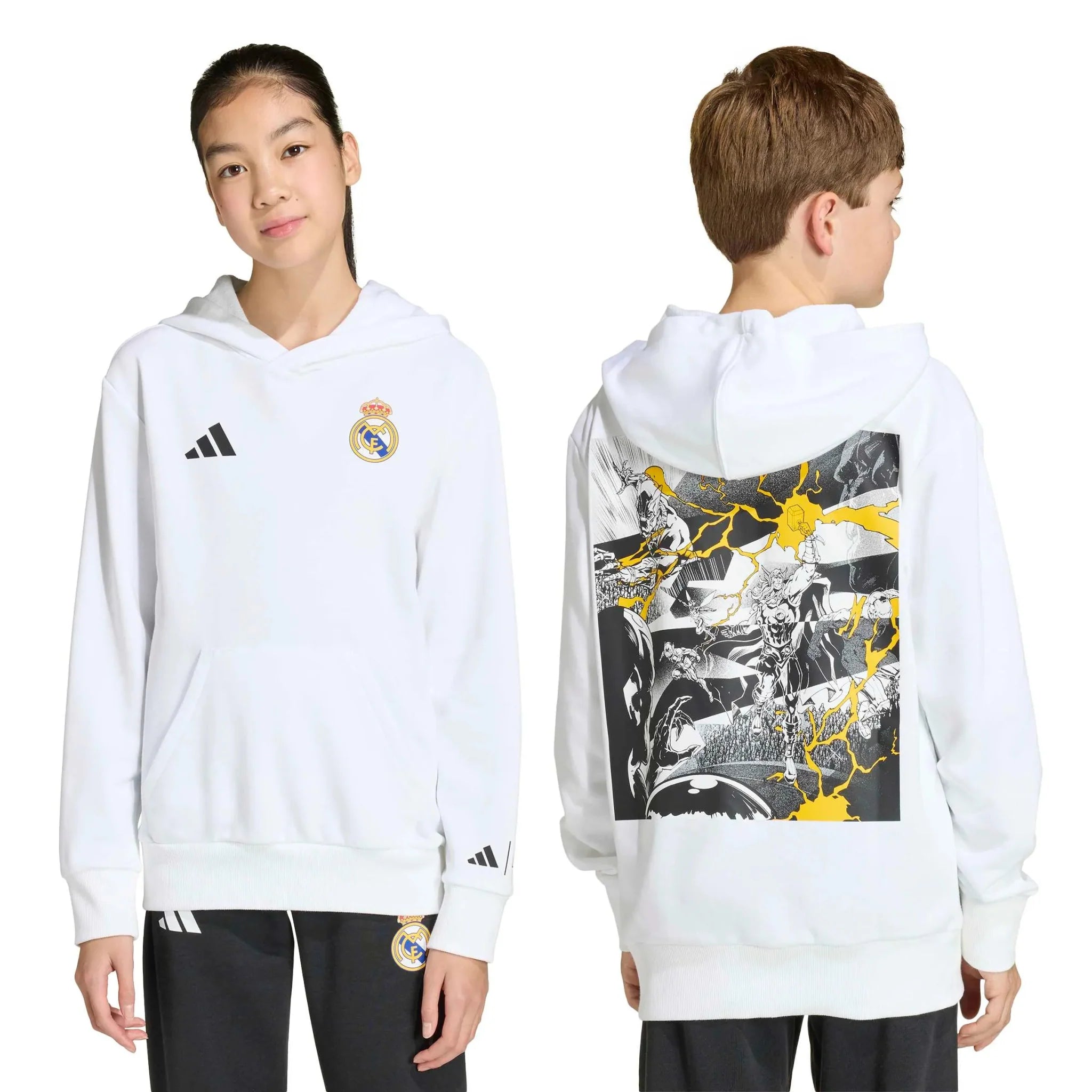 adidas 2025-26 Real Madrid Youth Avengers Hoodie 7