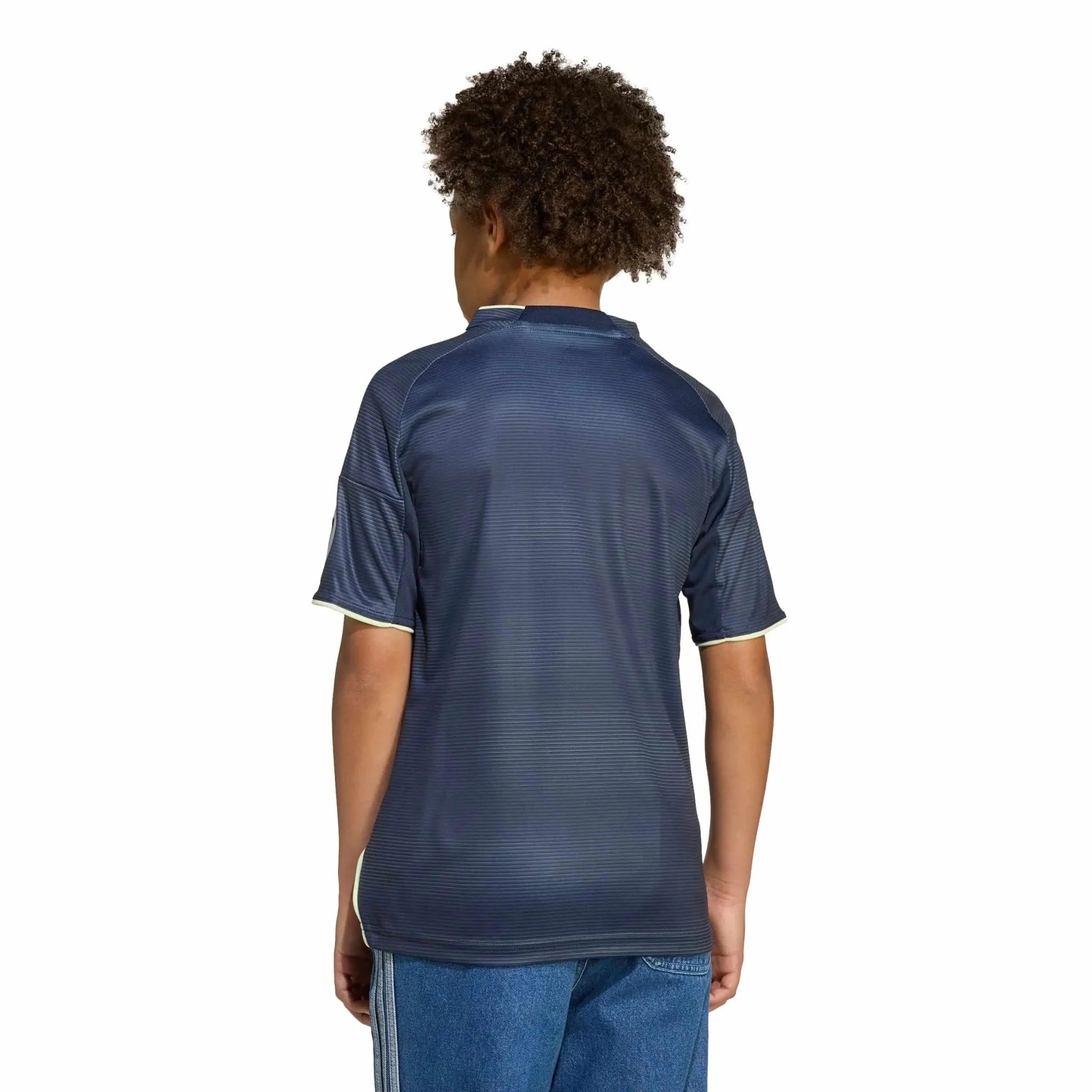 adidas 2025-26 Real Madrid Youth Stadium Away Soccer Jersey 4