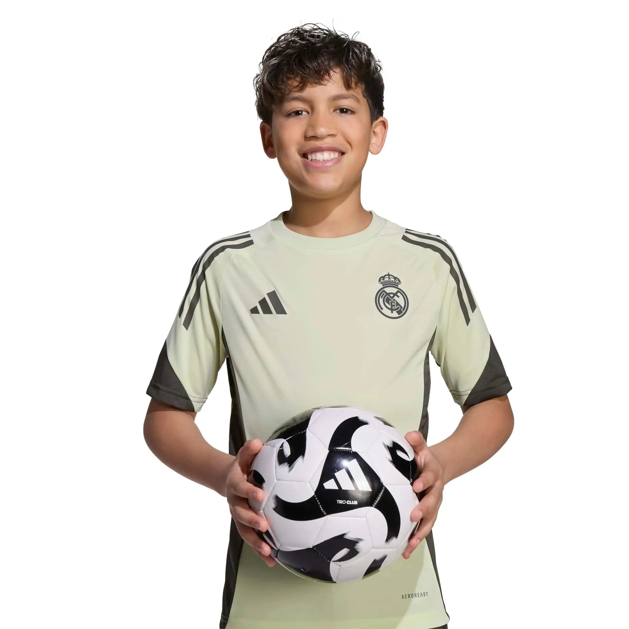 adidas 2025-26 Real Madrid Youth Training Soccer Jersey 3