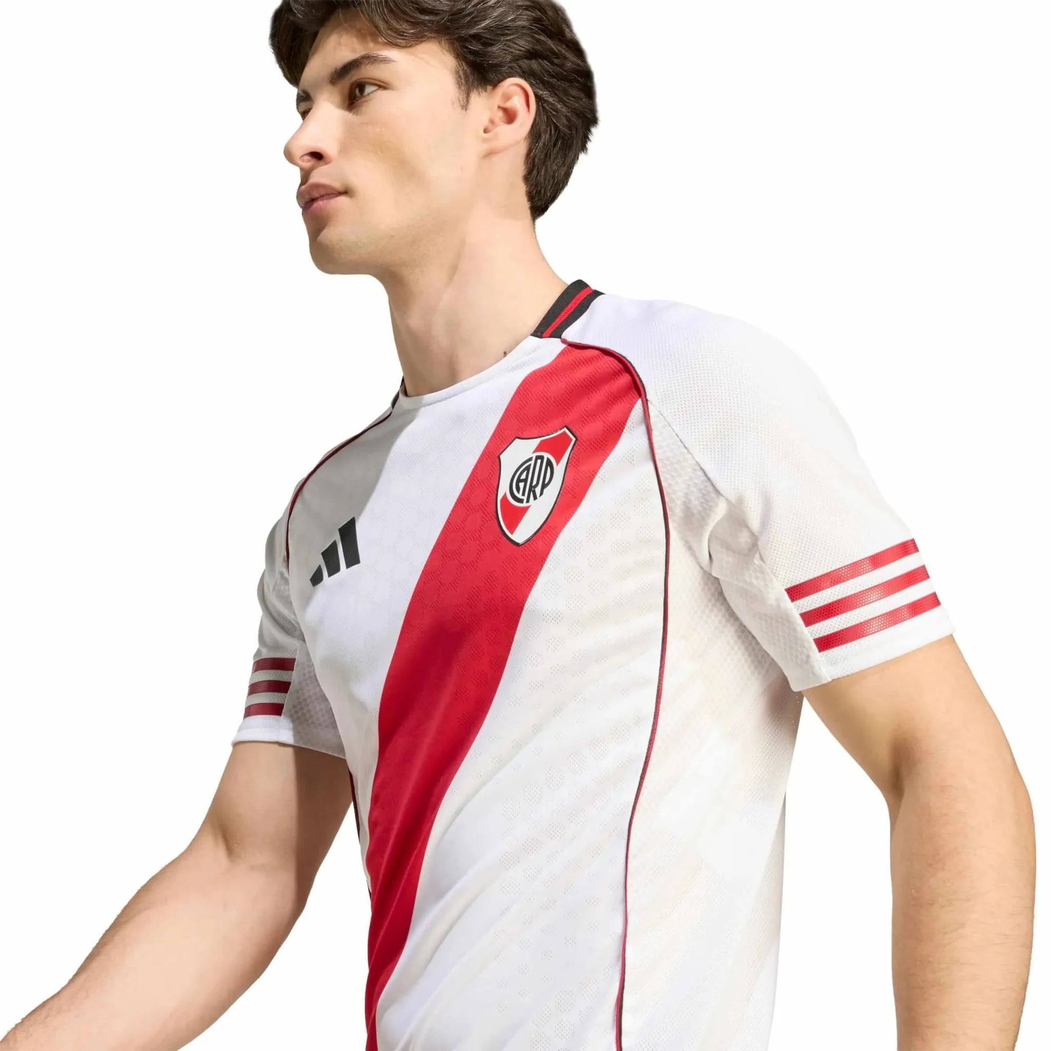 adidas 2025-26 River Plate Men's Authentic Home Soccer Jersey 5