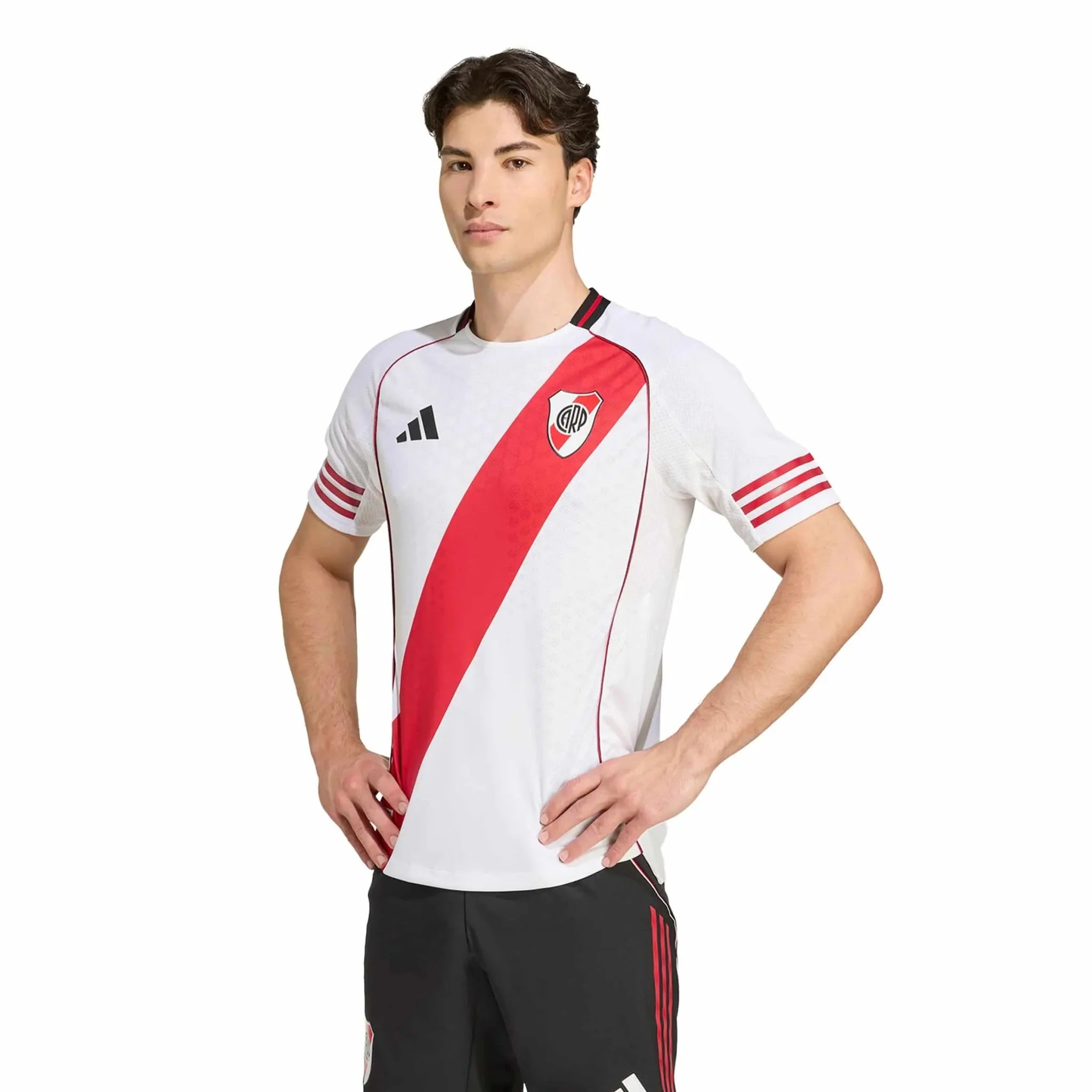 adidas 2025-26 River Plate Men's Authentic Home Soccer Jersey 3