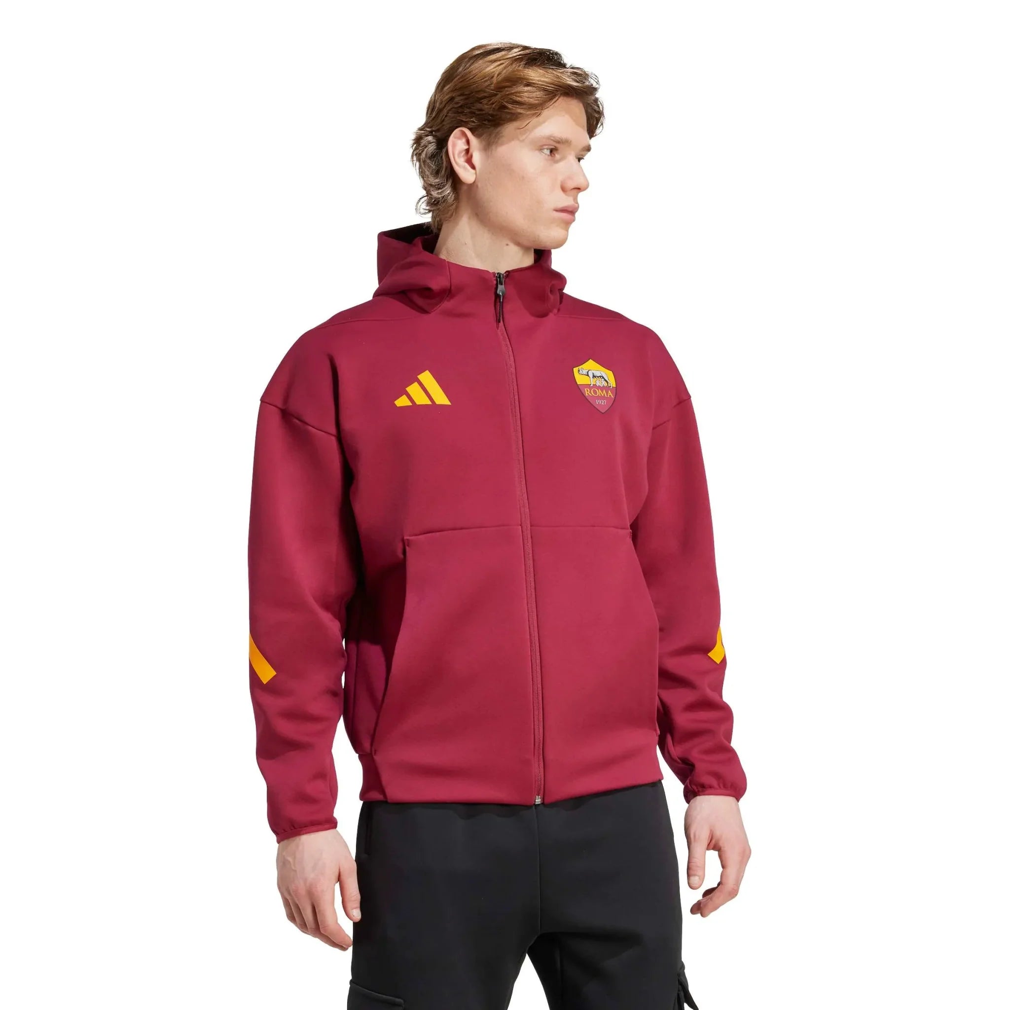 adidas 2025-26 Roma Men's Anthem Jacket 3